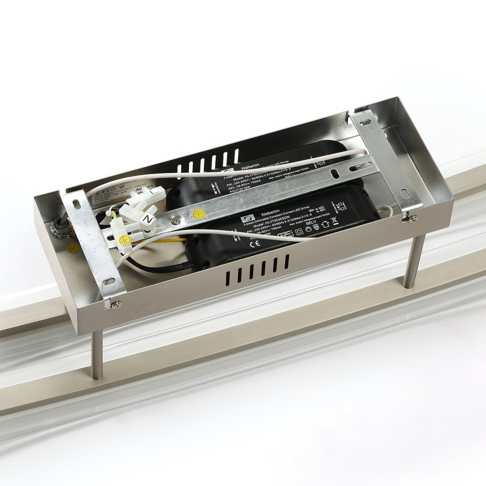 Jarda Double Taklampe Nickel - Lindby