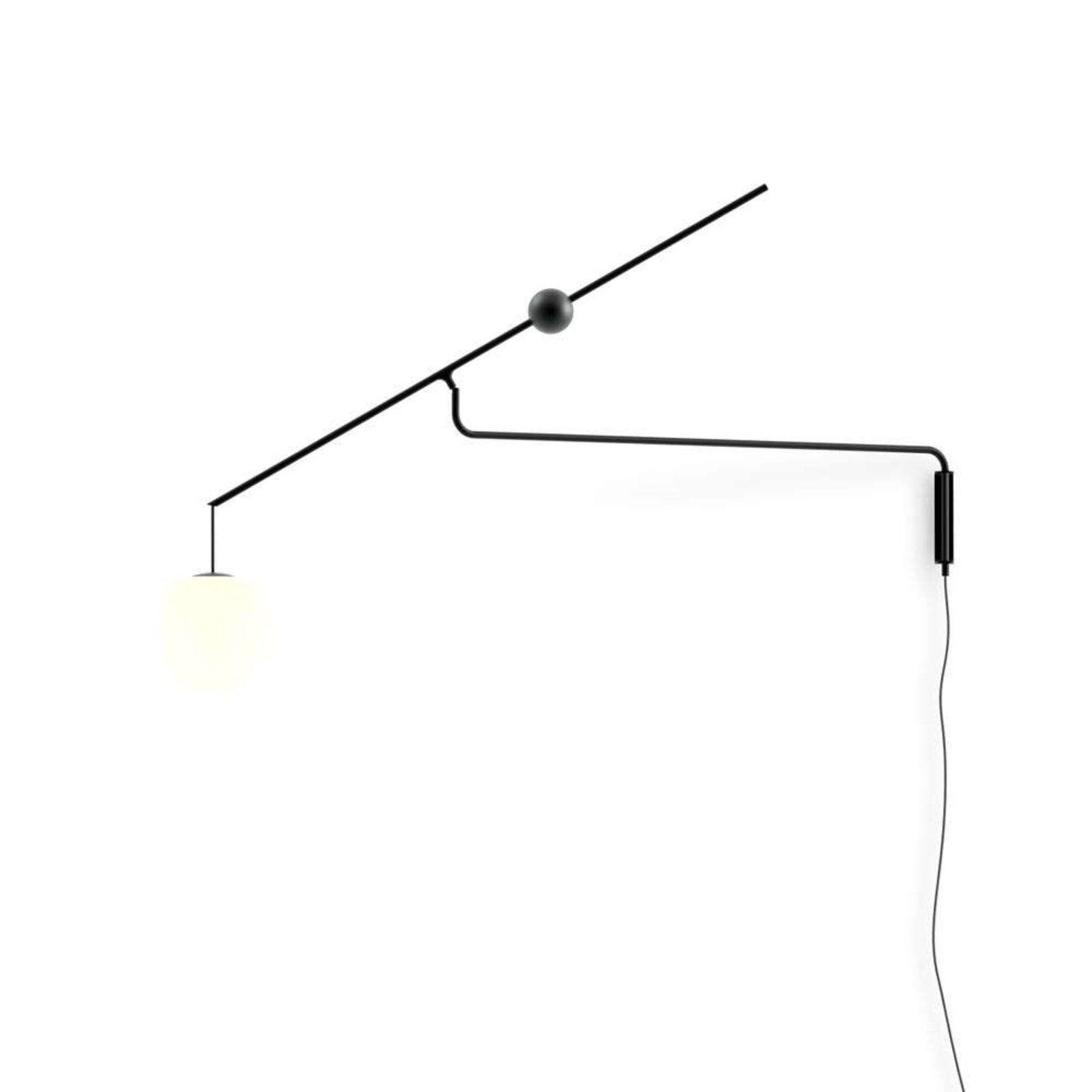 Malamata Wall Lamp Matt Black - Luceplan