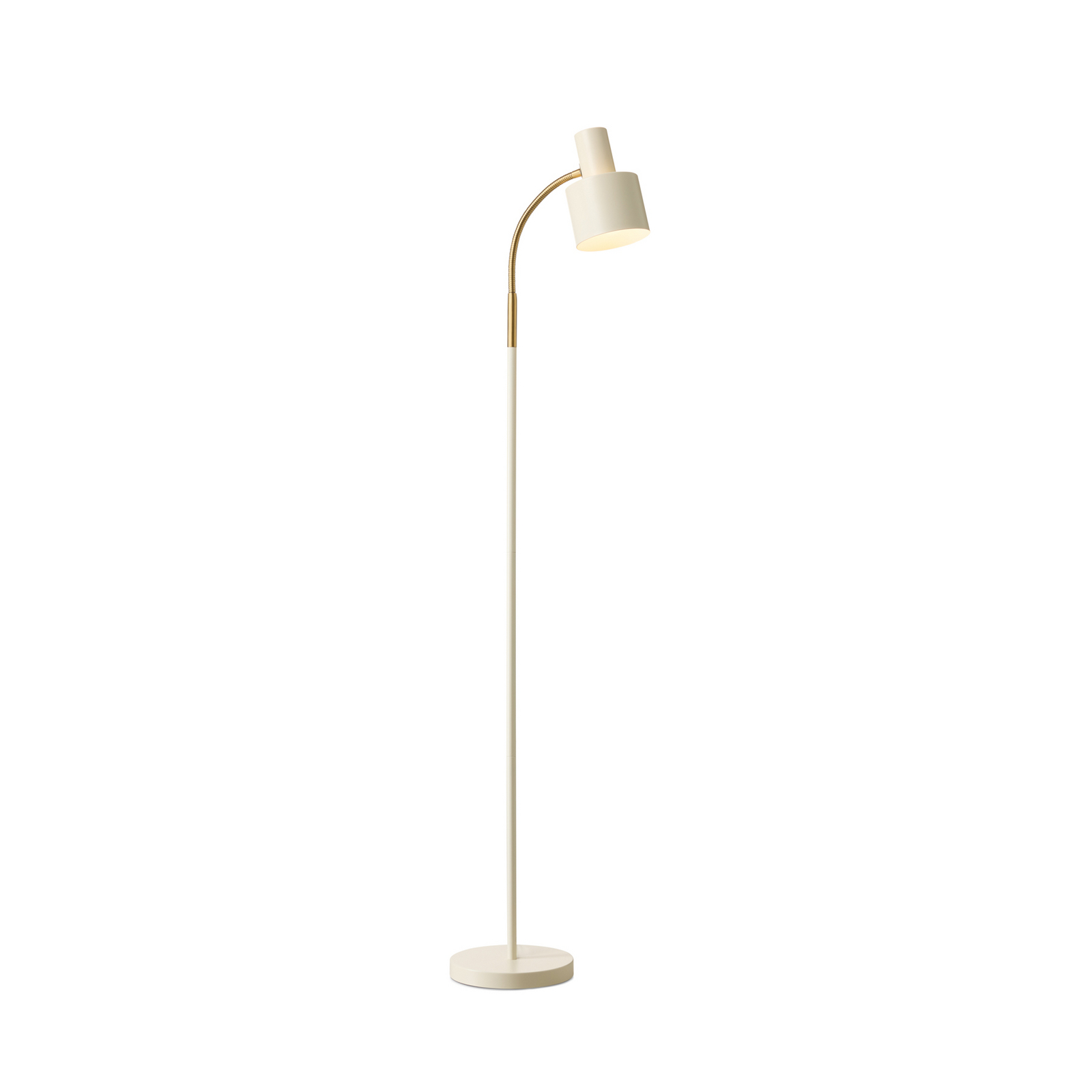 VOGUE Stehlampe, beige, Höhe 143 cm Metall E27 - Halo Design