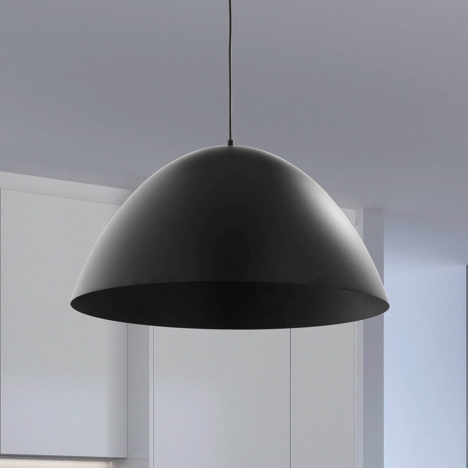 Hanglamp Faro met metalen kap Ø 50 cm zwart