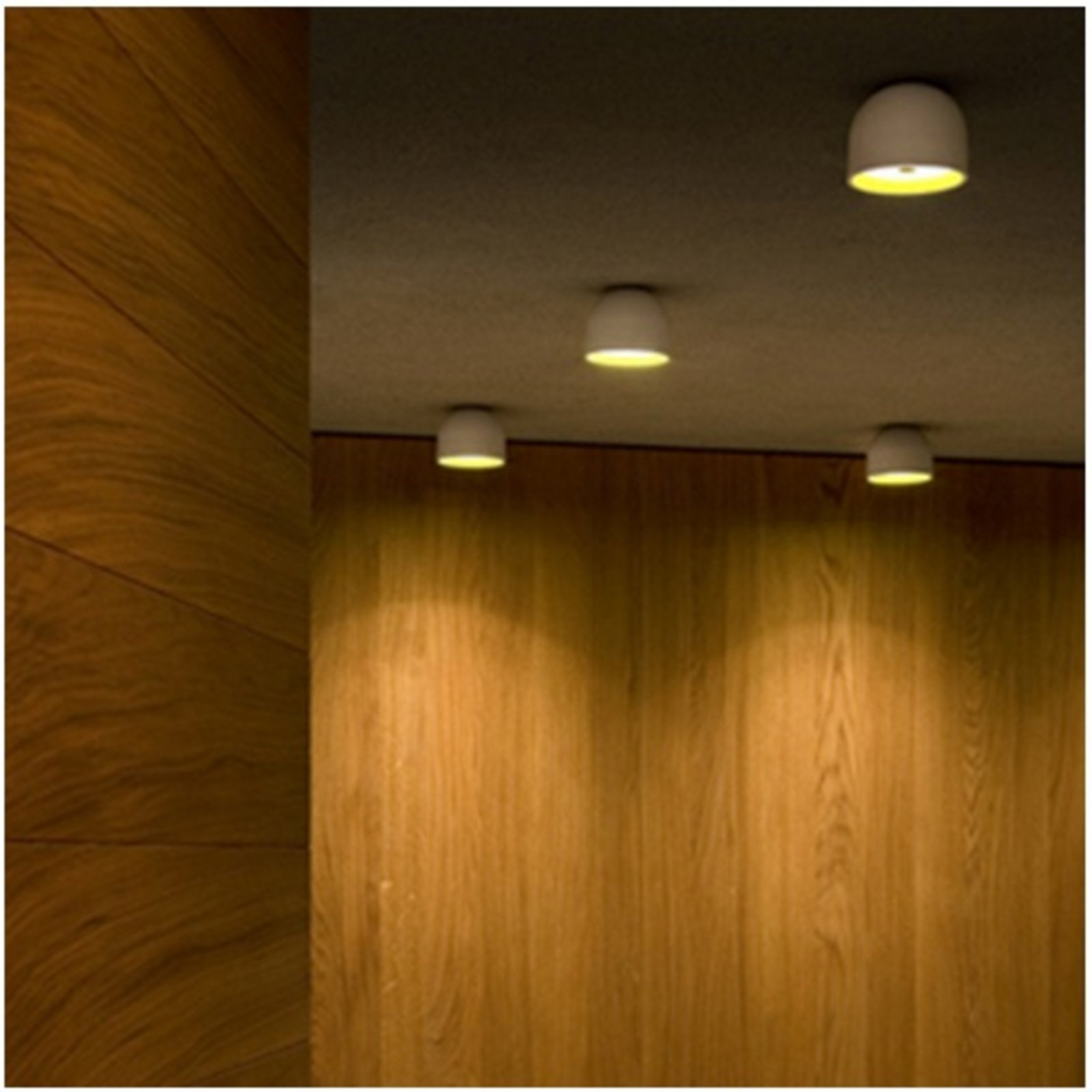 Wan Ceiling Lamp/Wall Lamp White - Flos