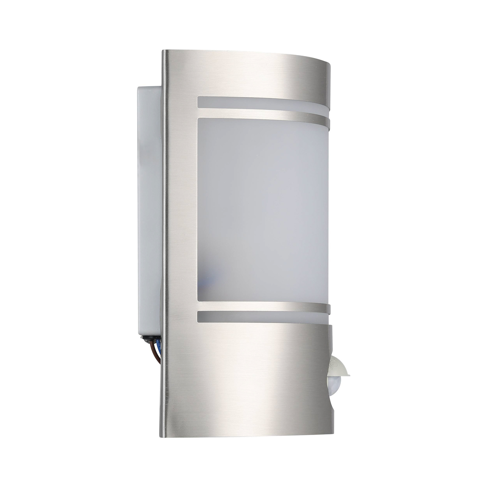Cerno outdoor wall lamp, sensor, stainless steel