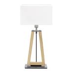HerzBlut Bi Bob table lamp, asteich natur/white