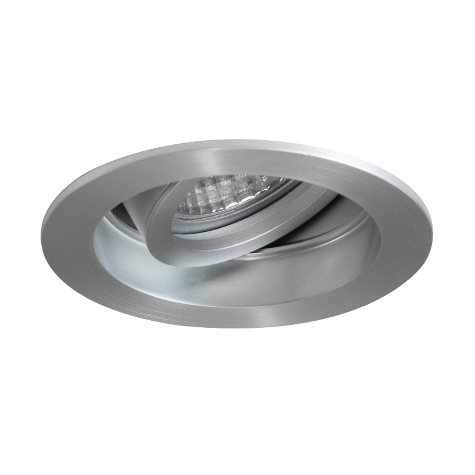 BRUMBERG Tirrel deep recessed spotlight GU10, round, aluminium