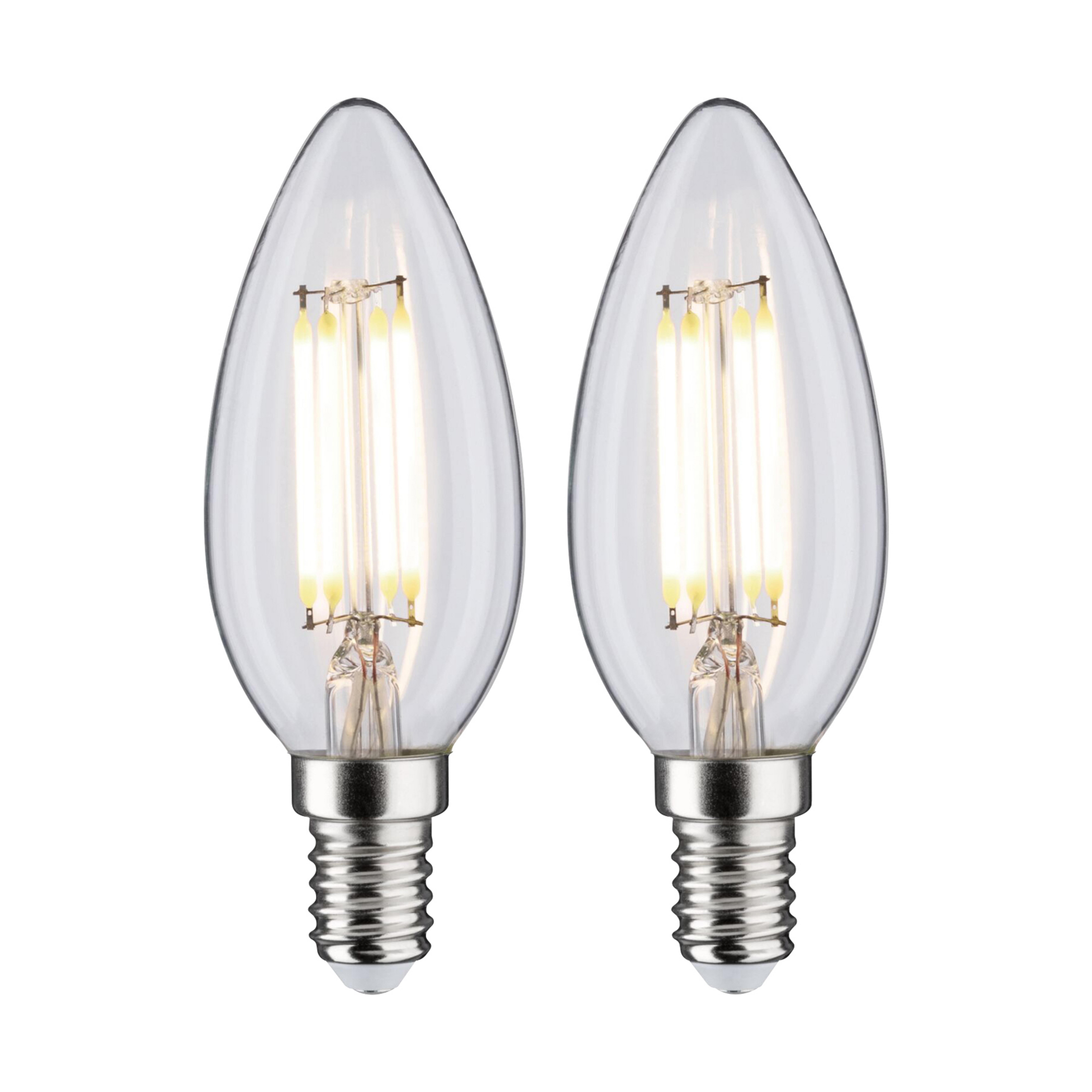 Paulmann ampoule bougie LED E14 4,8W 4000K mate x2