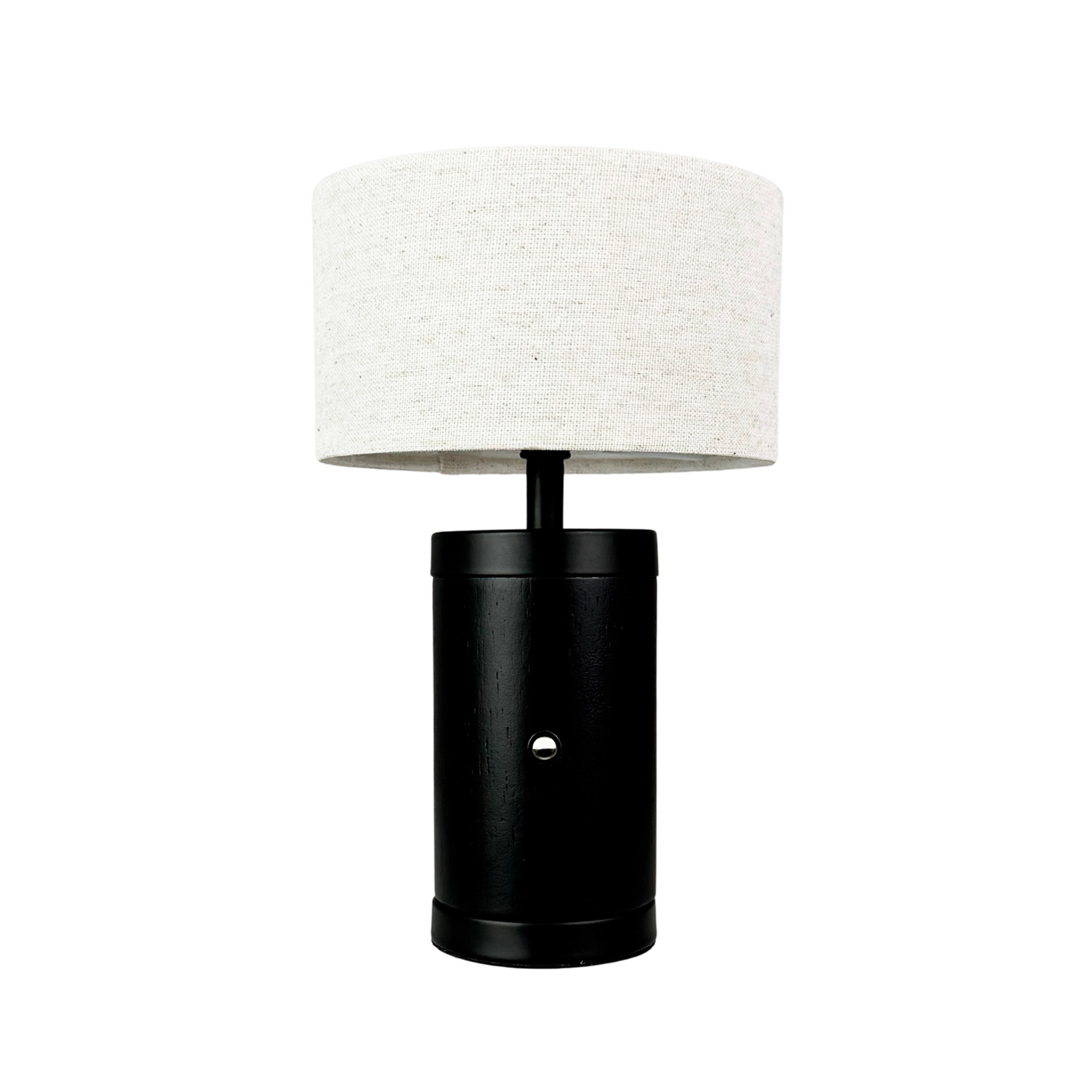 Lampada da tavolo a LED ricaricabile Mellow, nera, 23 cm - Dyberg Larsen