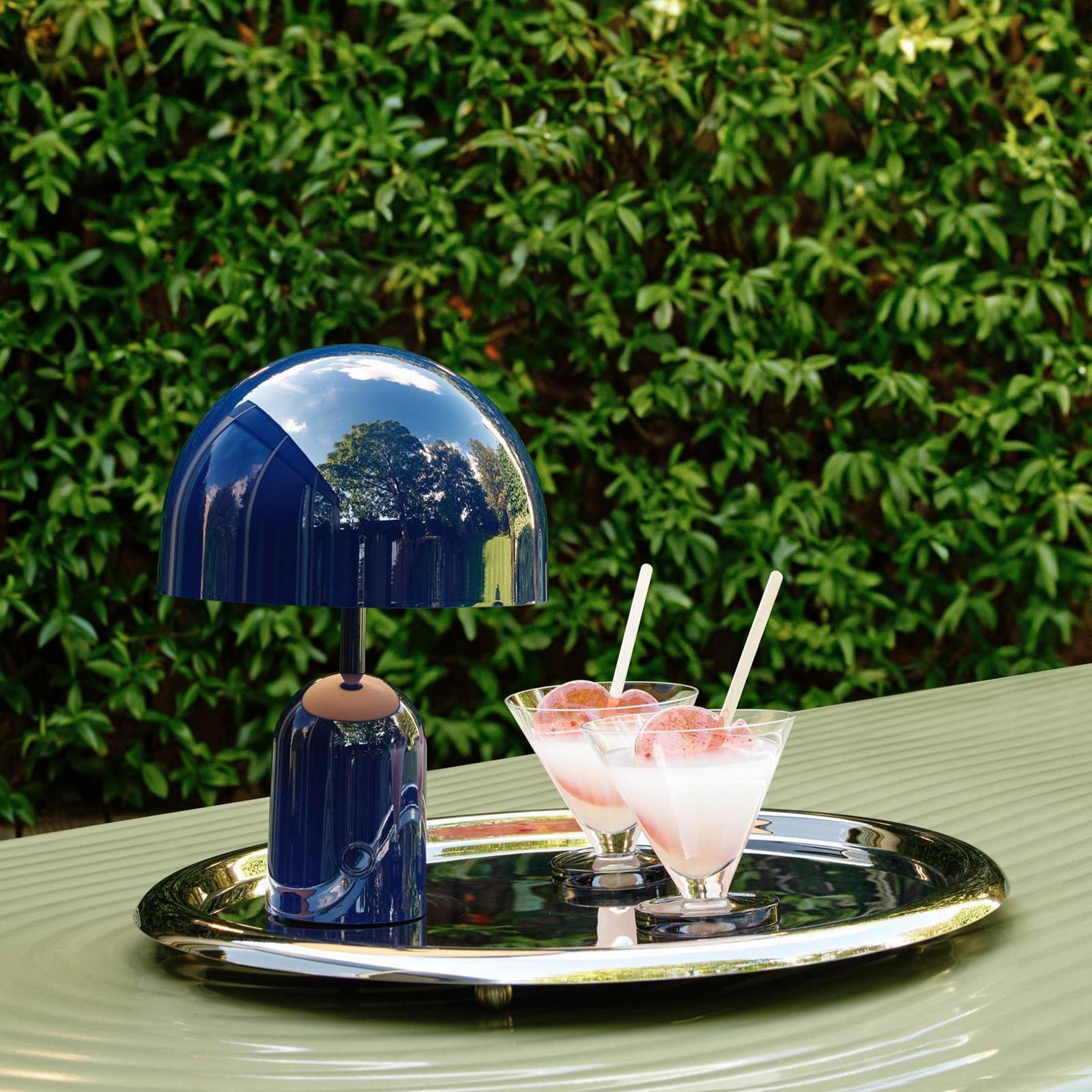 Tom Dixon LED-Akku-Tischlampe Bell Portable, indigo, 28 cm günstig online kaufen