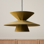 LOOM DESIGN LED-Hängeleuchte Morphic, Filz, Ø 50 cm