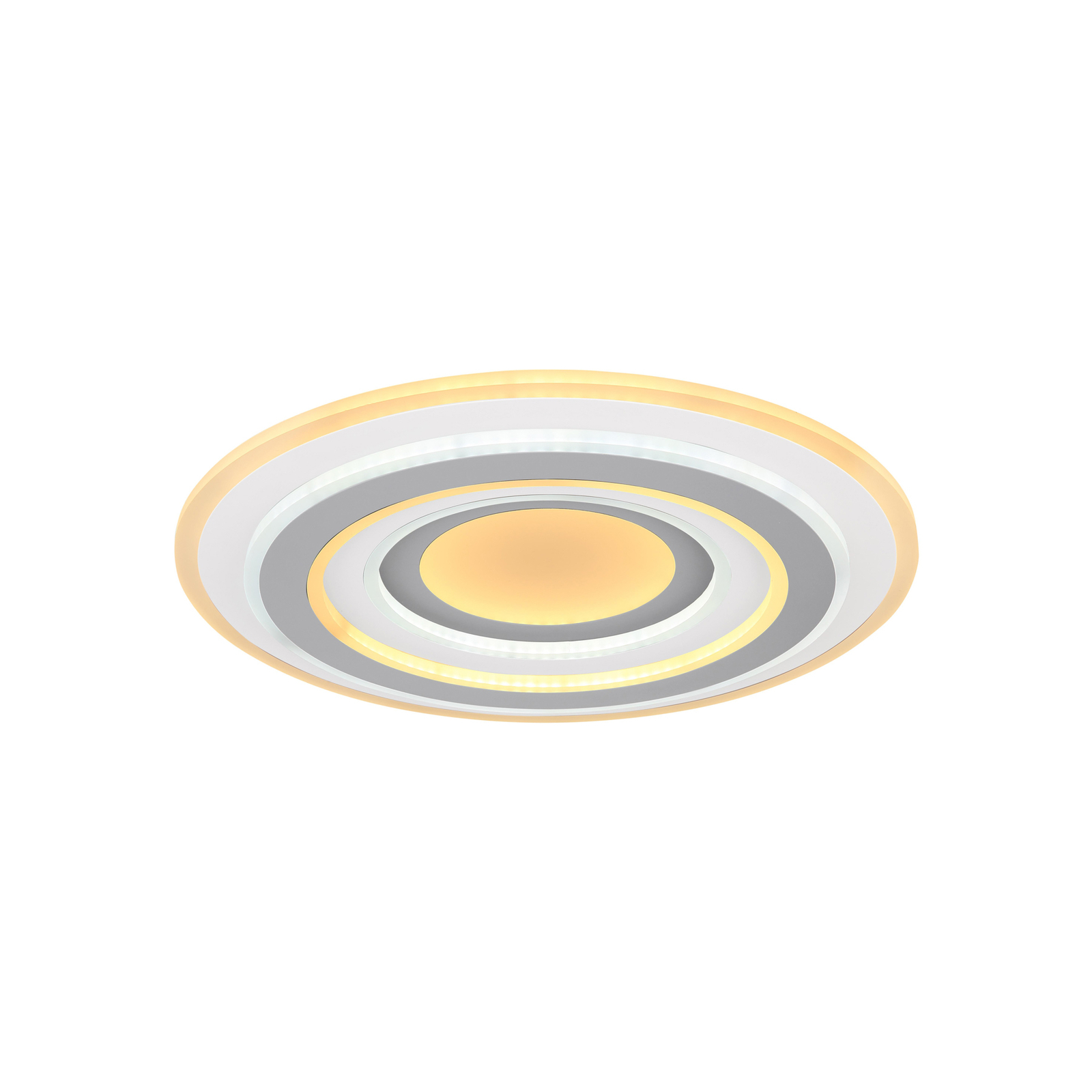 Plafoniera Sabatino LED, bianco/antracite, Ø 48 cm, CCT