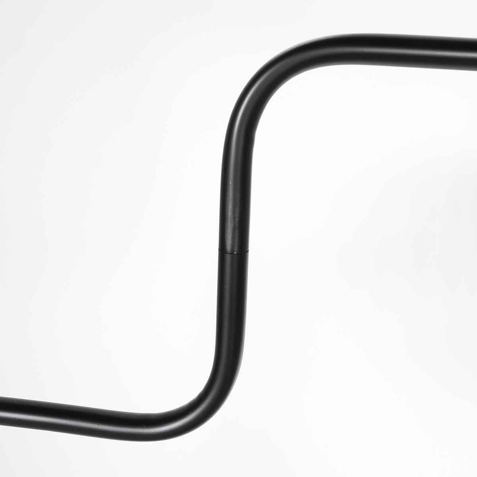 Vloerlamp Bloeba, zwart/zilver, hoogte 165 cm, velours