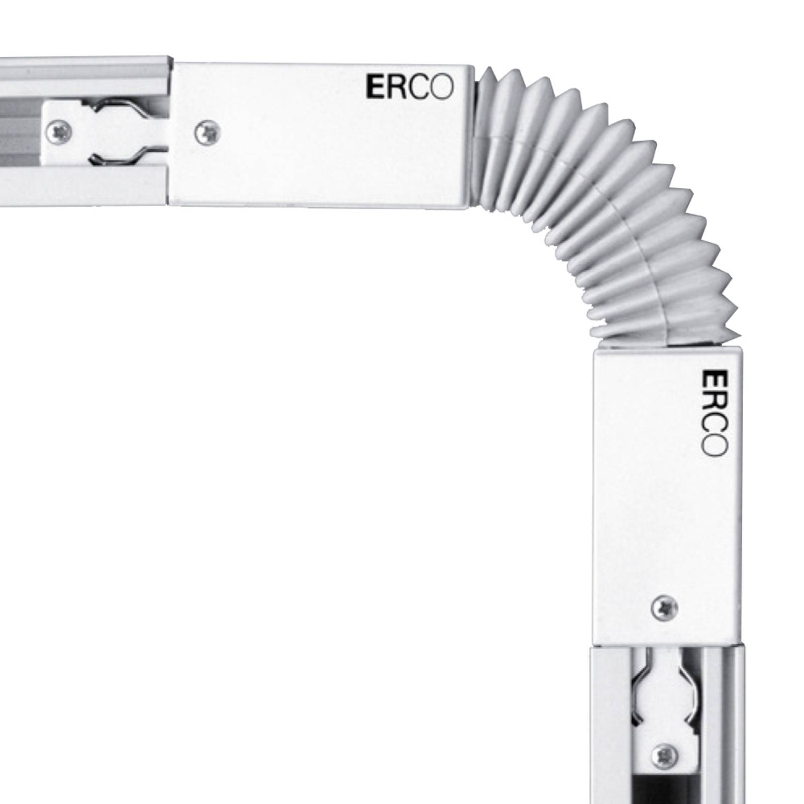 ERCO multiflex-kobling 3-fase skinne hvid