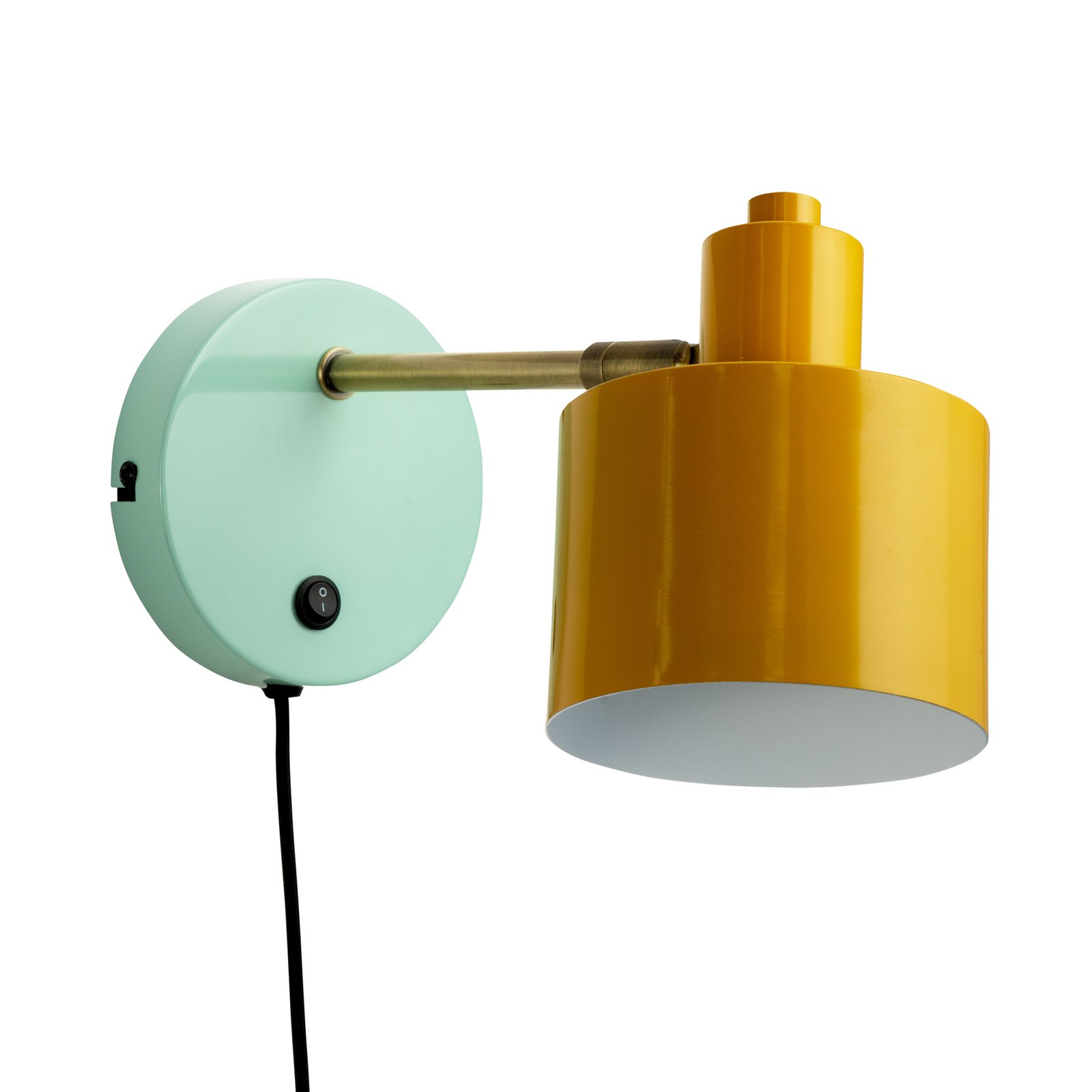 Ocean Wall Lamp Curry/Brass/Turquoise - DybergLarsen