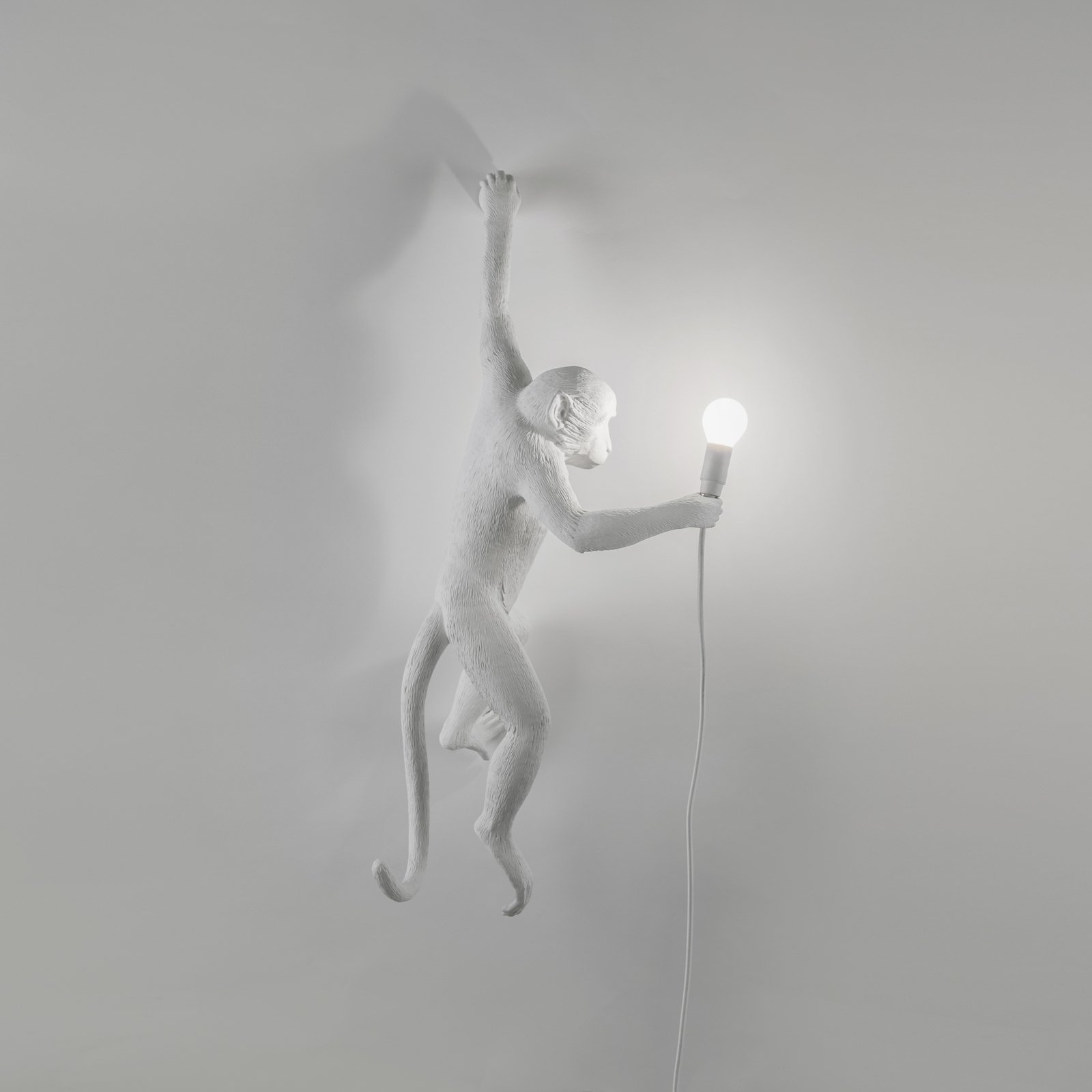 Monkey Hanging Wall Lamp Left - Seletti