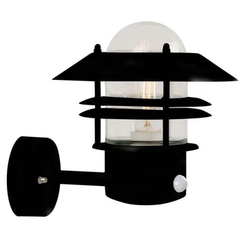 Blokhus Up Wandleuchte w/Sensor Black - Nordlux