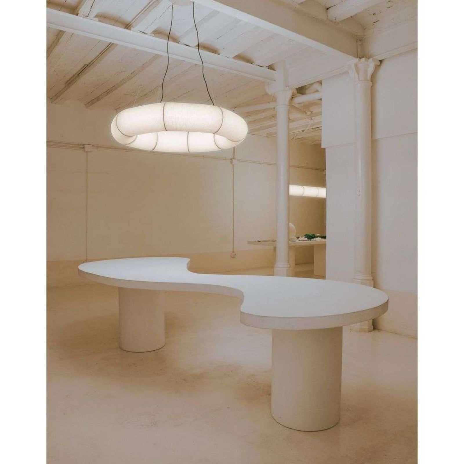 Tekiò Circular P8 LED-hængelampe, Ø 140 cm Santa & Cole - Stue - Metal - Rund