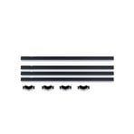 Sistema de canalización de luz Linion de Paulmann, negro, 82 W, aluminio