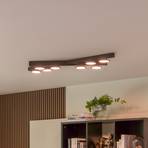 Lucande Kellino ceiling light, flexible, 8-bulb