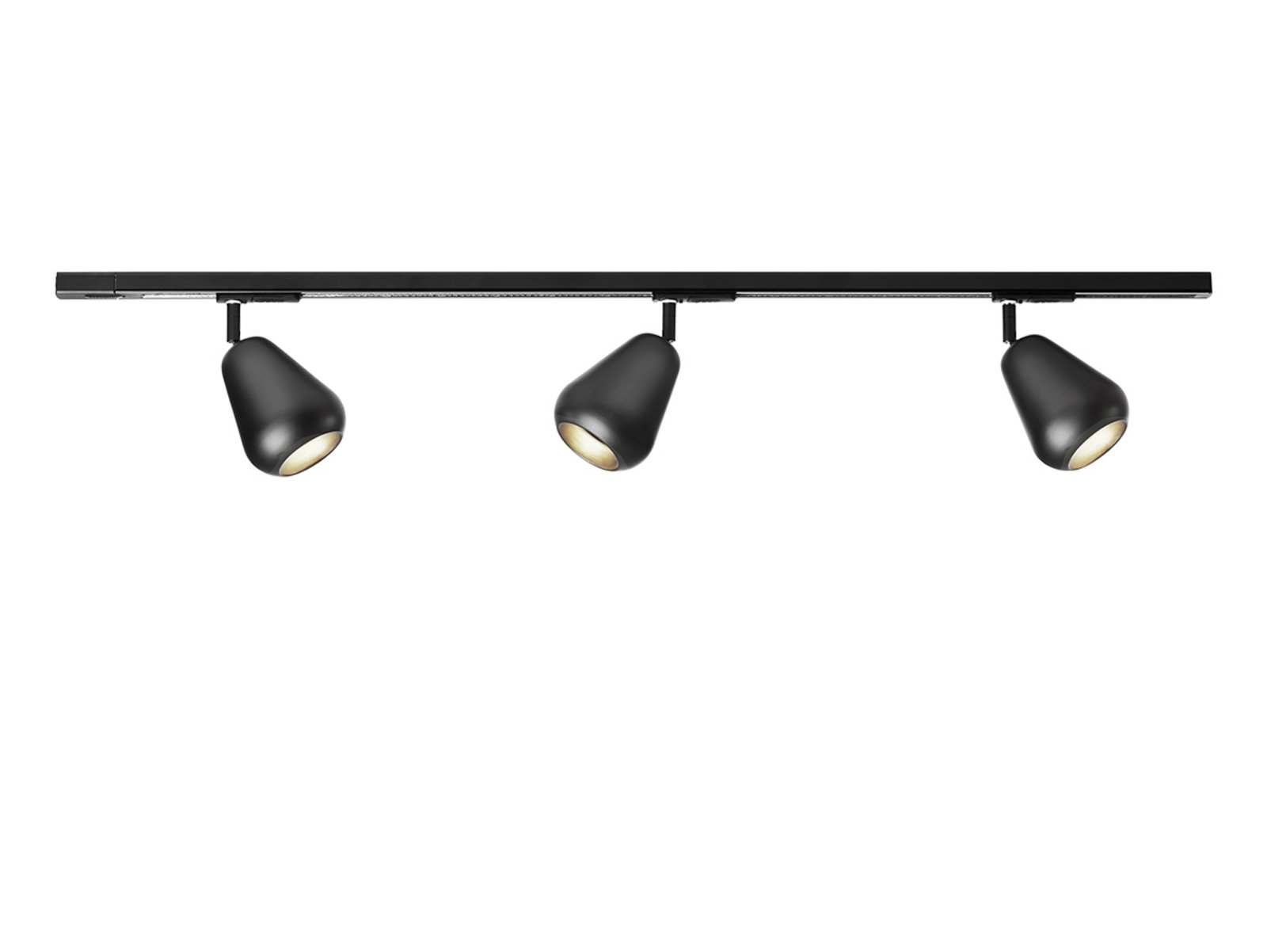 Nuura Anoli Spot Track 3 ceiling light, black, metal
