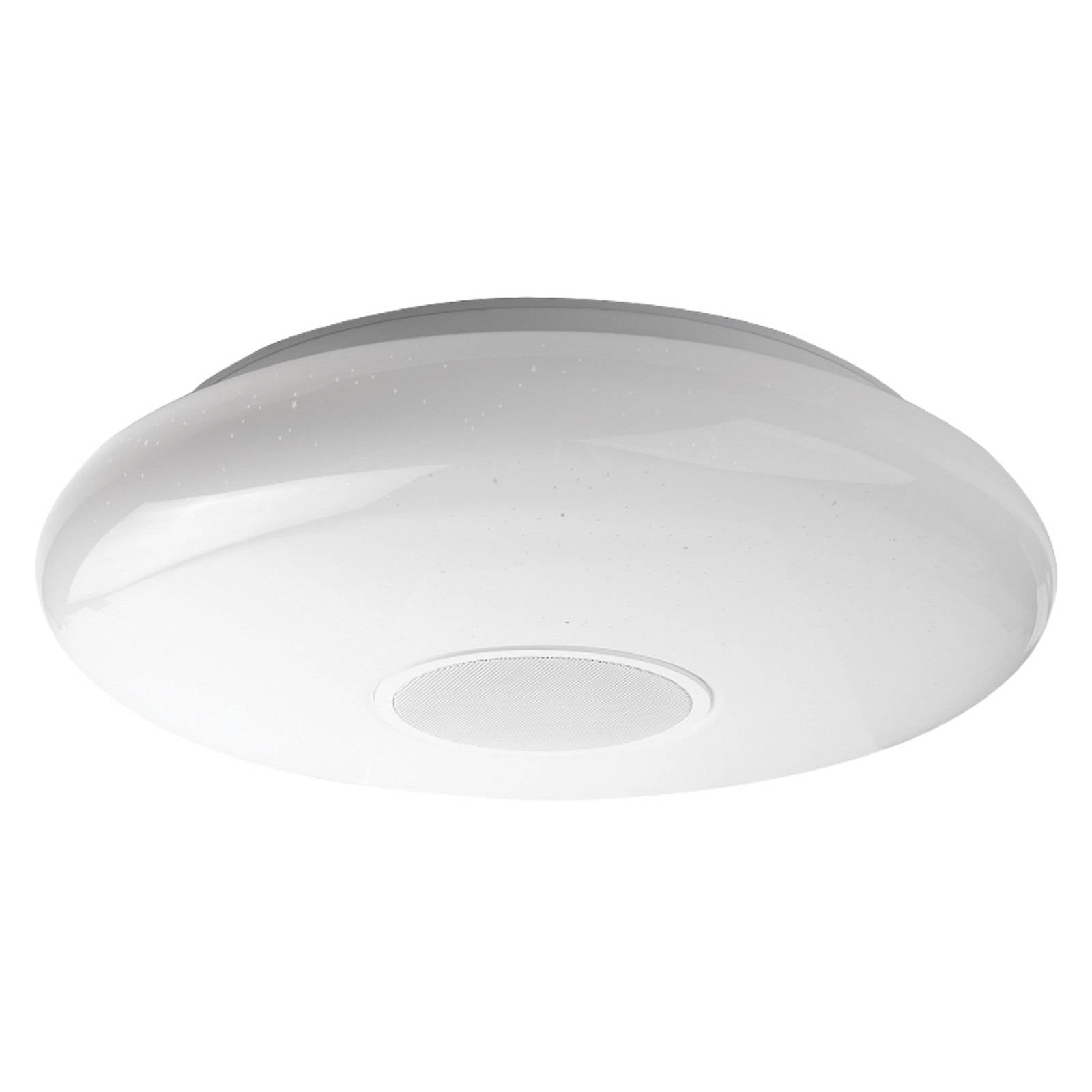 Lampa sufitowa LED MEGAMAN Matter Muse, biała, RGBW, IP54, smart