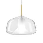 Pendant light X-Ray bulbous shape, clear