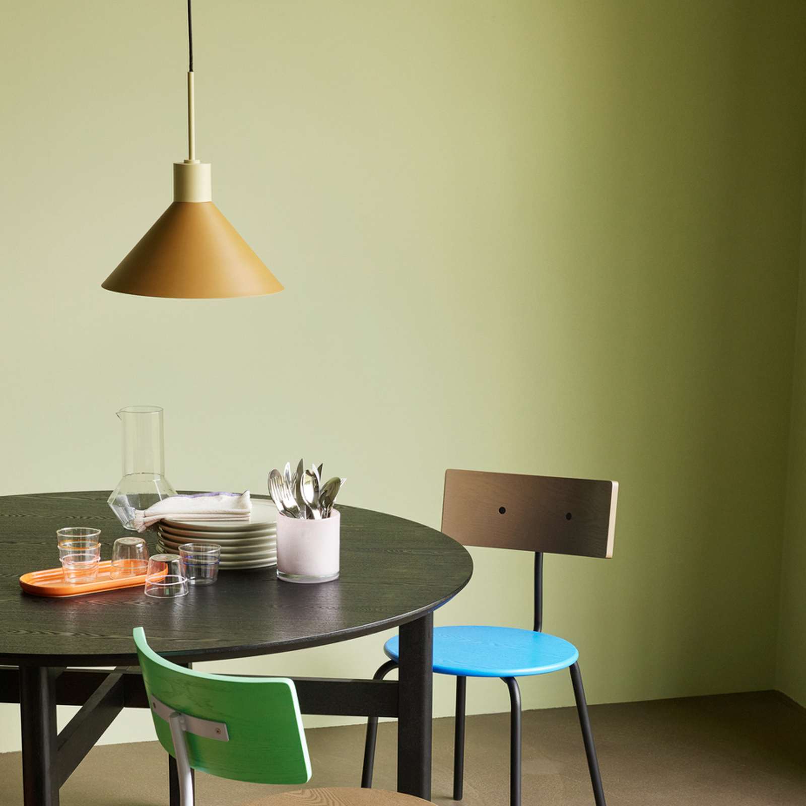 Crayon Závěsné Světlo Ø35 Brown/Beige - Hübsch