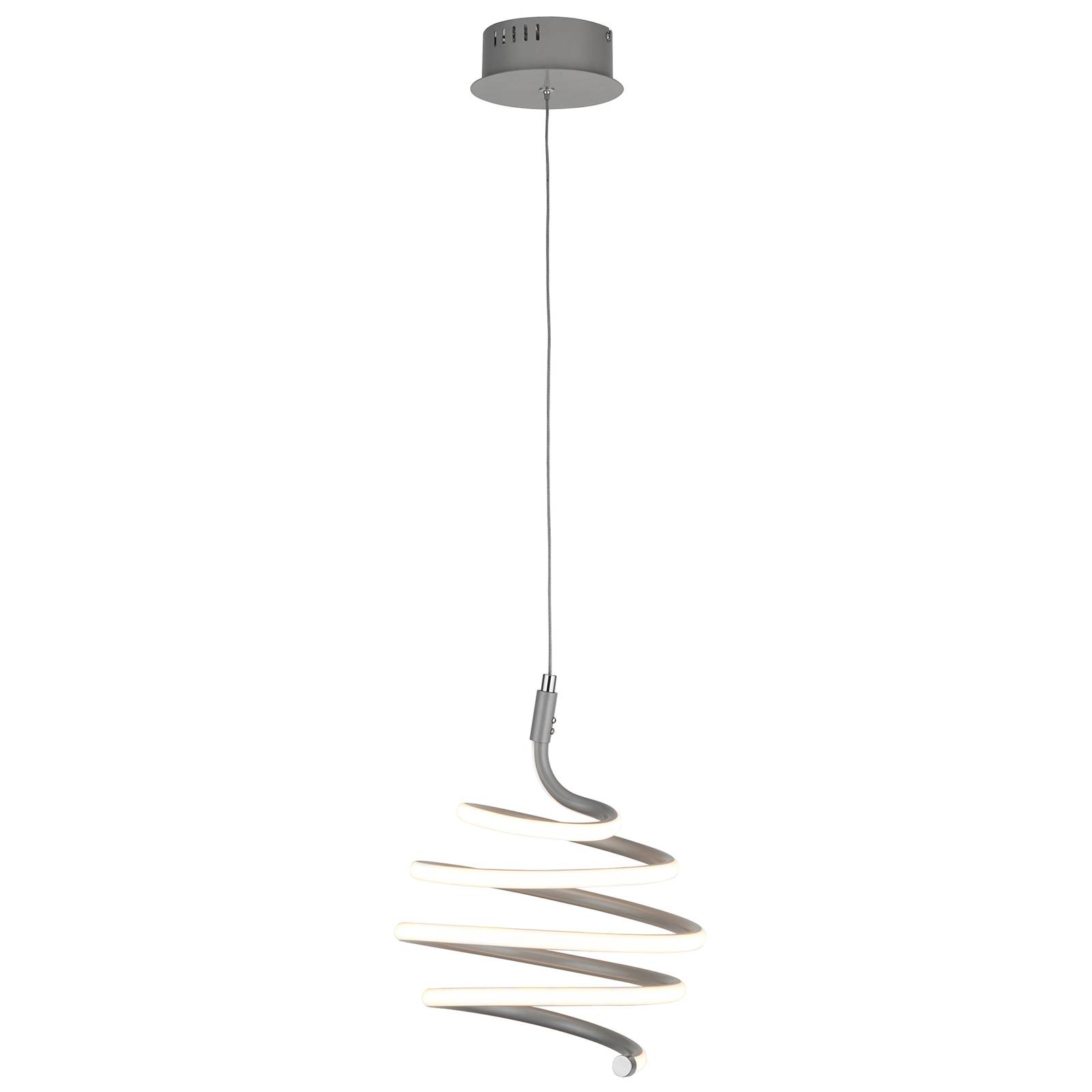 Suspension LED Swirl en forme de spirale