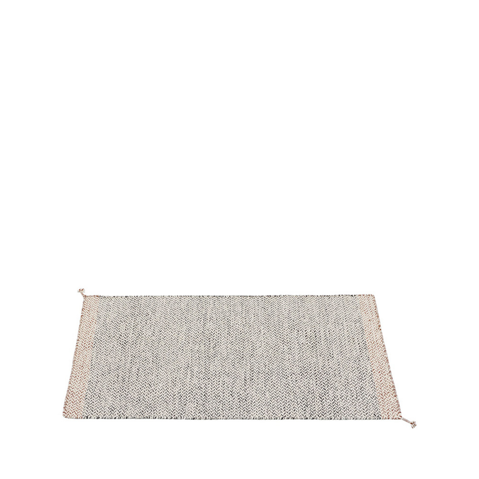 Ply Takaró rPET 140x85 Fekete/Fehér - Muuto