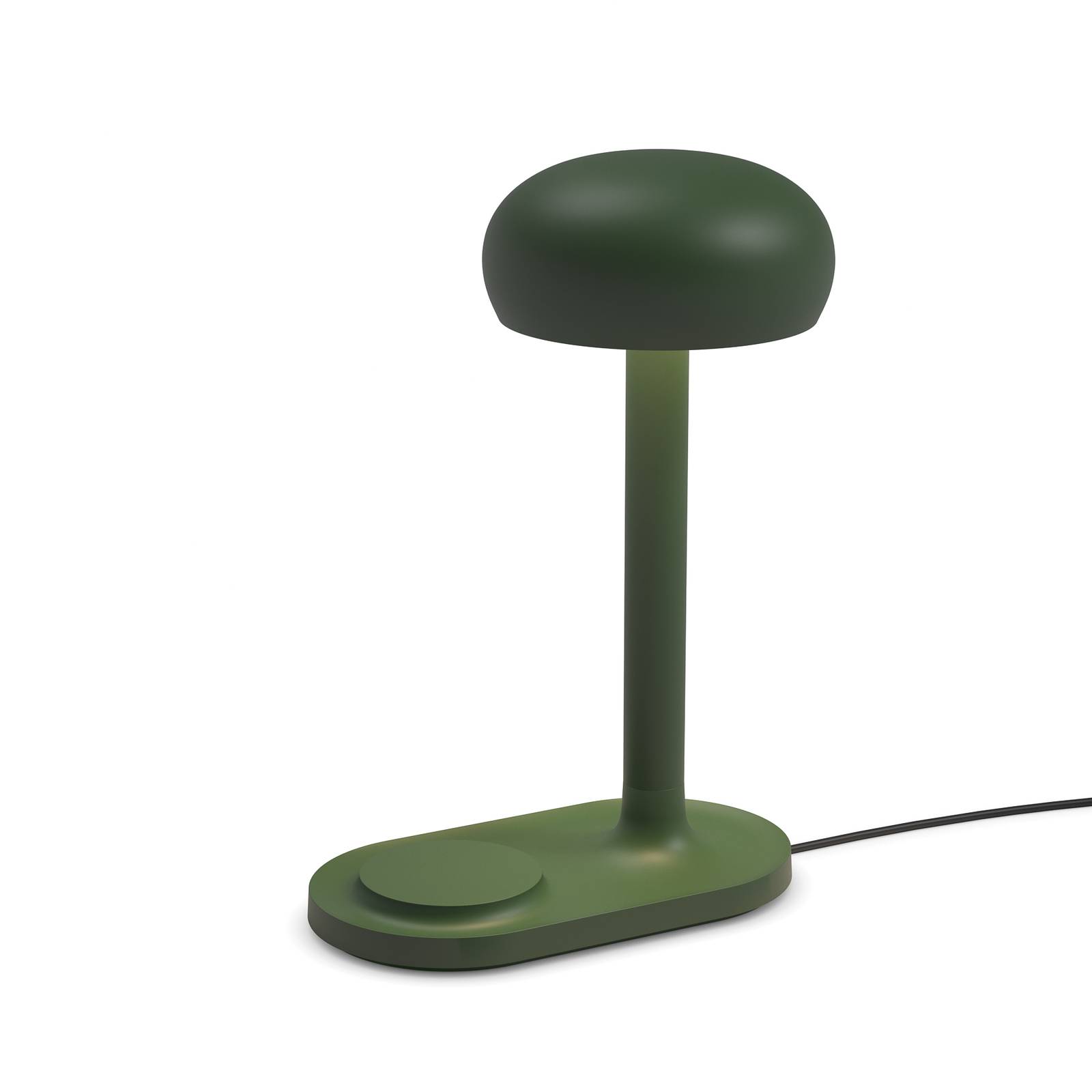 EVA Solo LED- Tischleuchte Emendo grün Ladefläche Touch