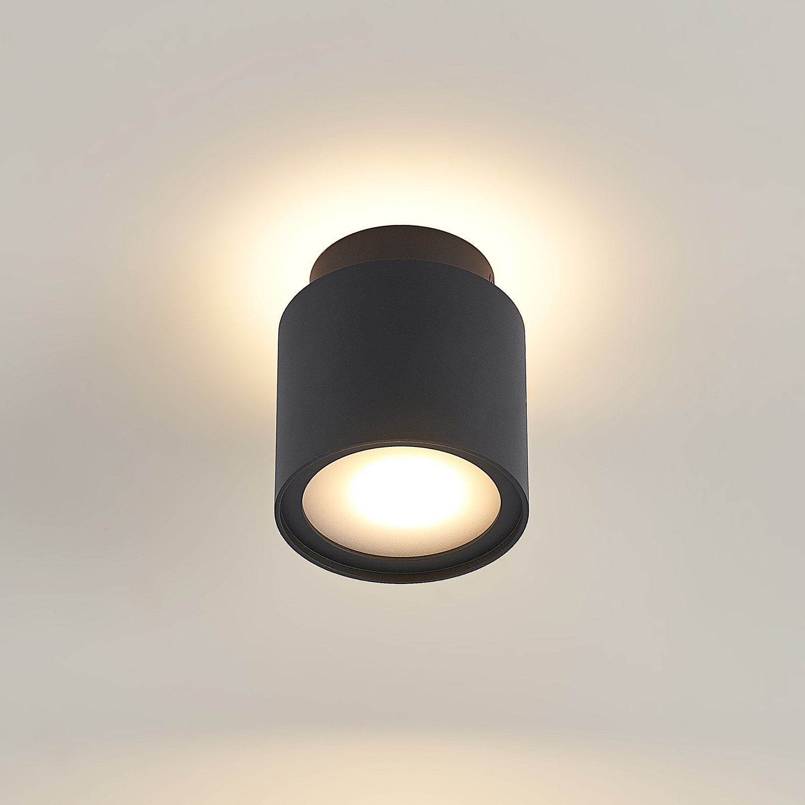 Walisa Plafondlamp Black/Frosted - Arcchio
