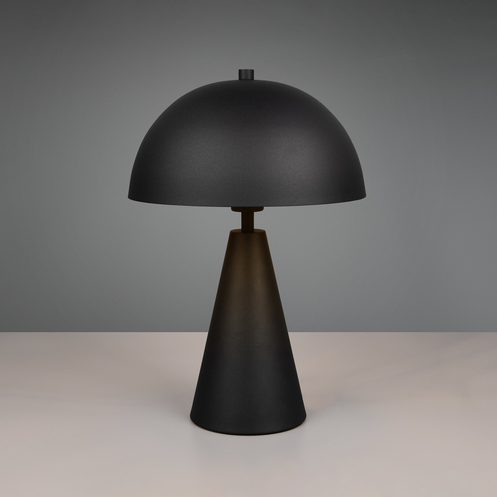 Lampă de masă Alfie, negru mat, metal, E27