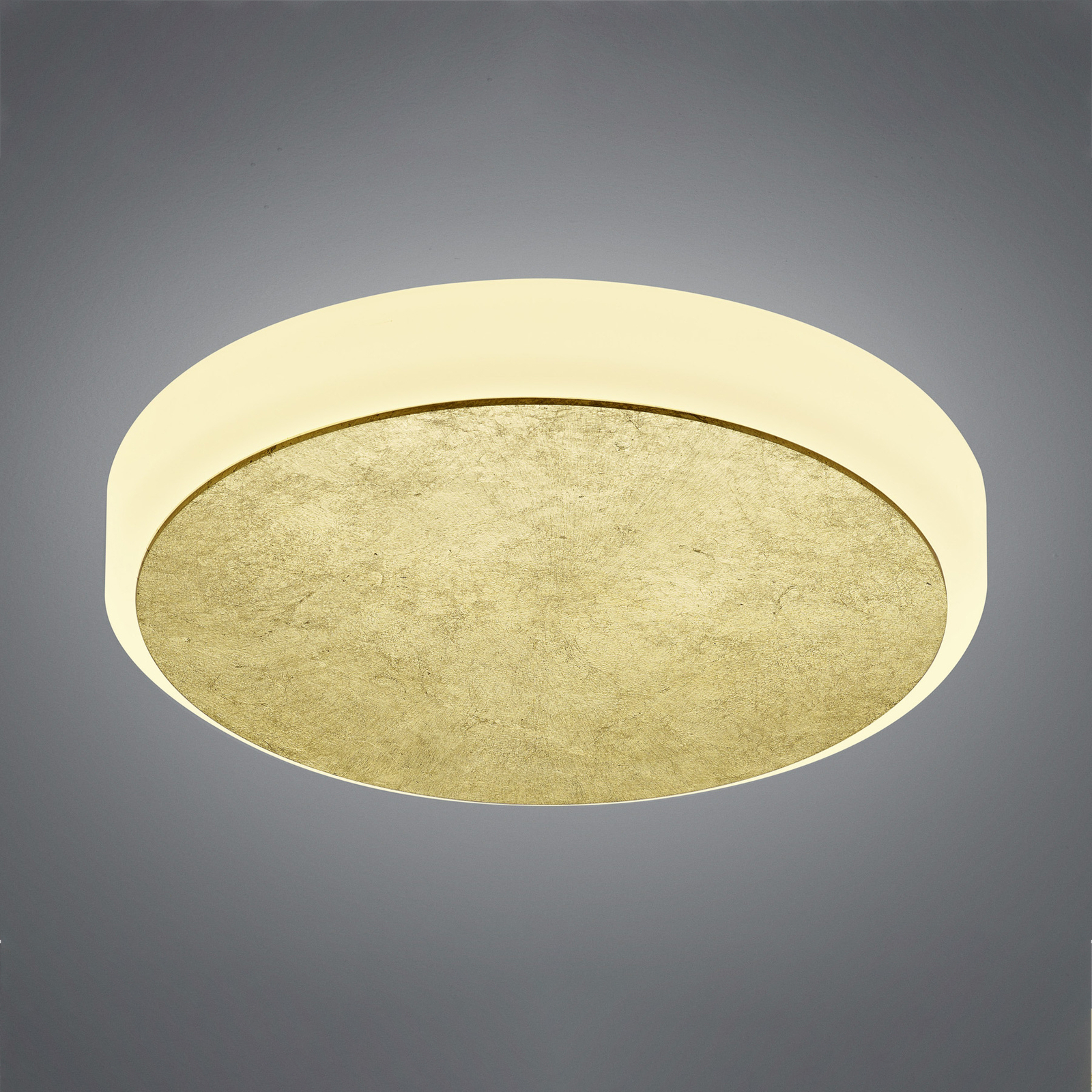 BANKAMP Luce elevata Button wall gold leaf look