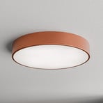 Deckenlampe Cleo 500, kupfer, Sensor, IP54, Ø 50 cm, Metall