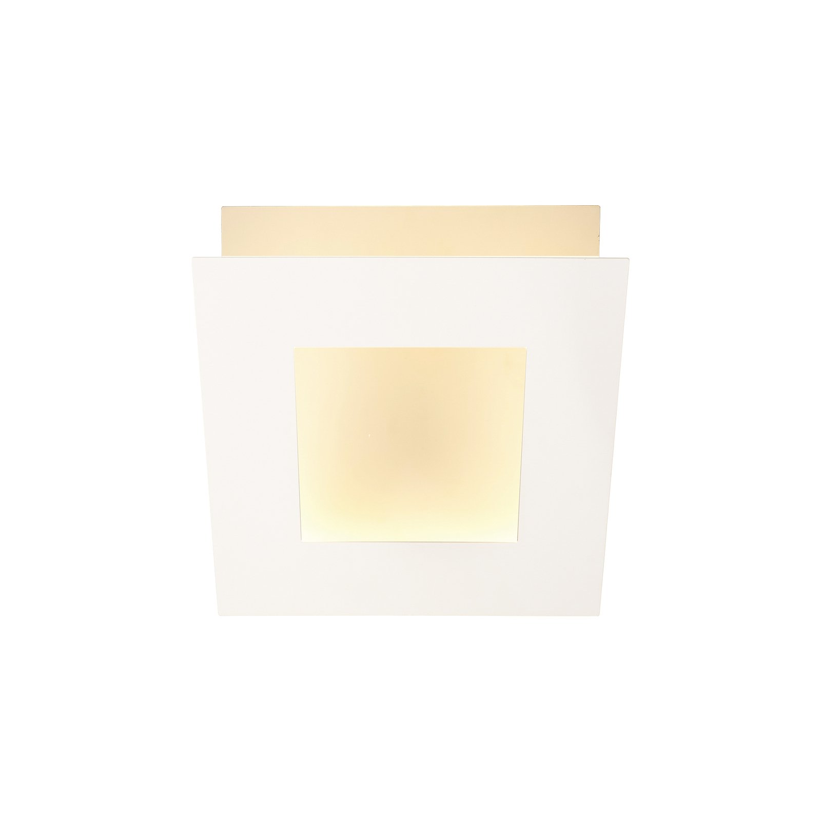 LED-vägglampa Dalia, vit, 18 x 18 cm, aluminium