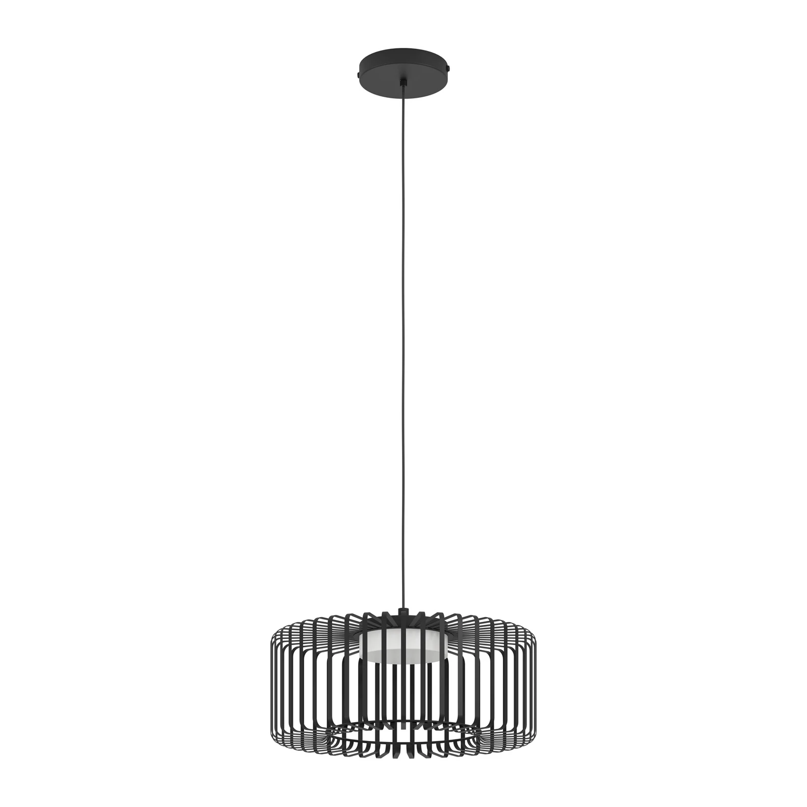 EGLO connect LED-hengelampe Ginestrone-Z, 1 lyskilde, svart
