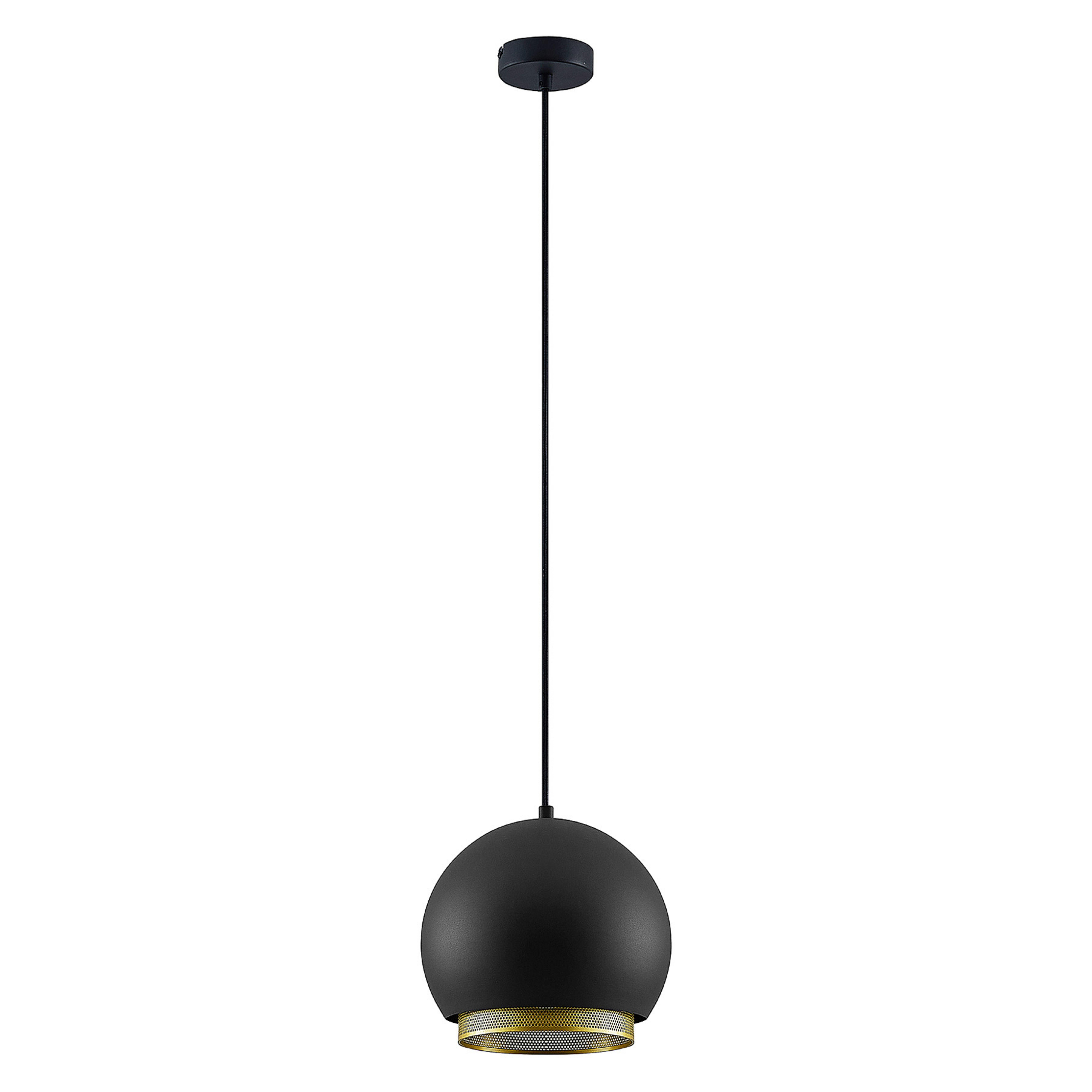 Sivaniel Pendelleuchte Ø25 Black/Gold - Lucande