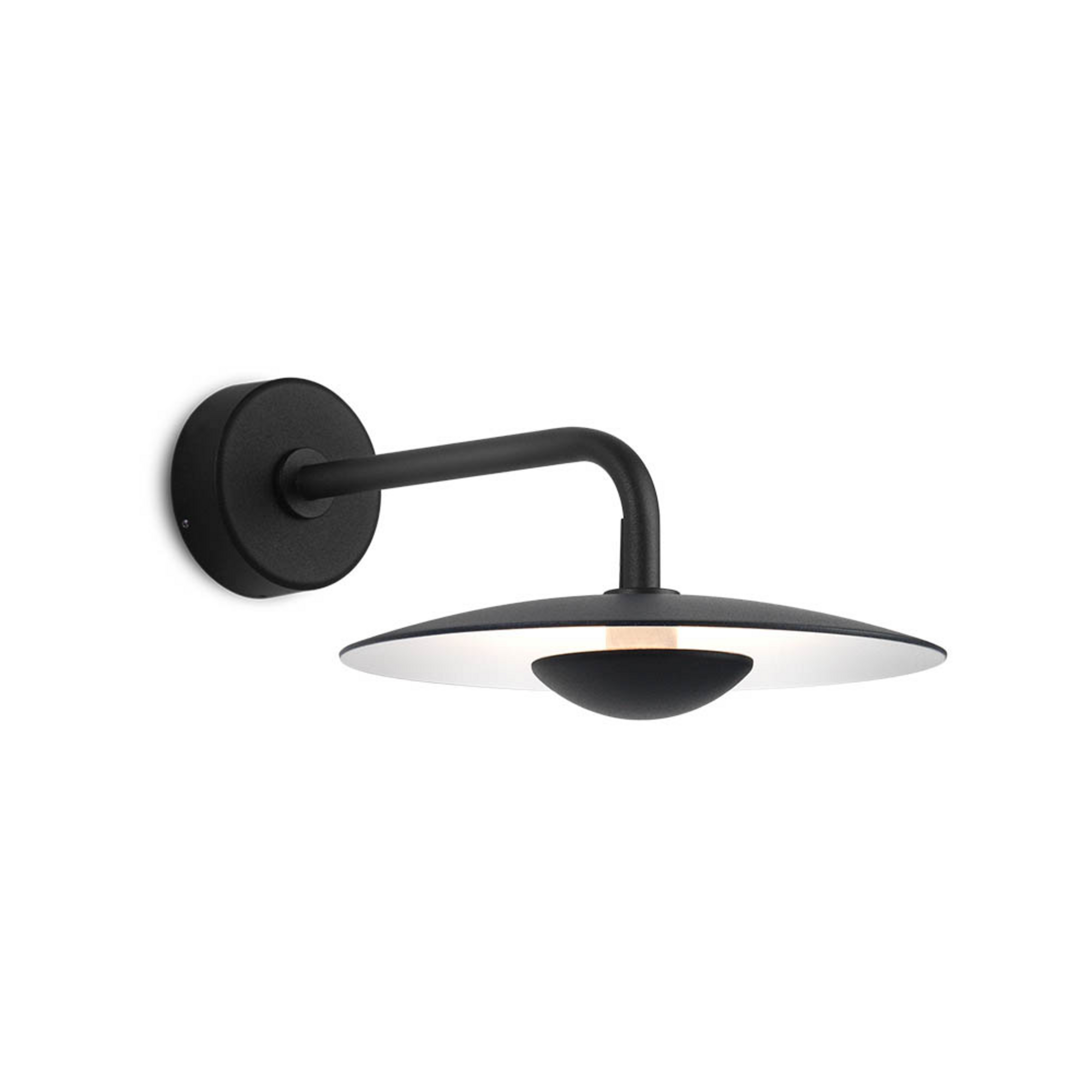 Ginger 20A Außenwandlampe, dim. IP65, schwarz/weiß - Marset