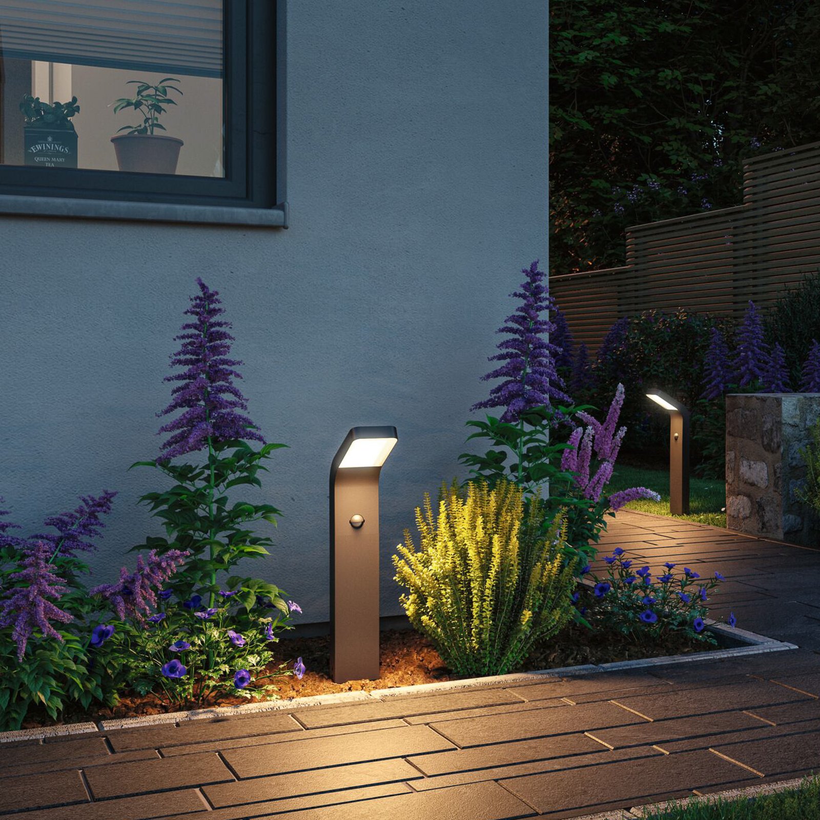 Kulma Paletto da Giardino con Sensor SWR Antracite - Paulmann