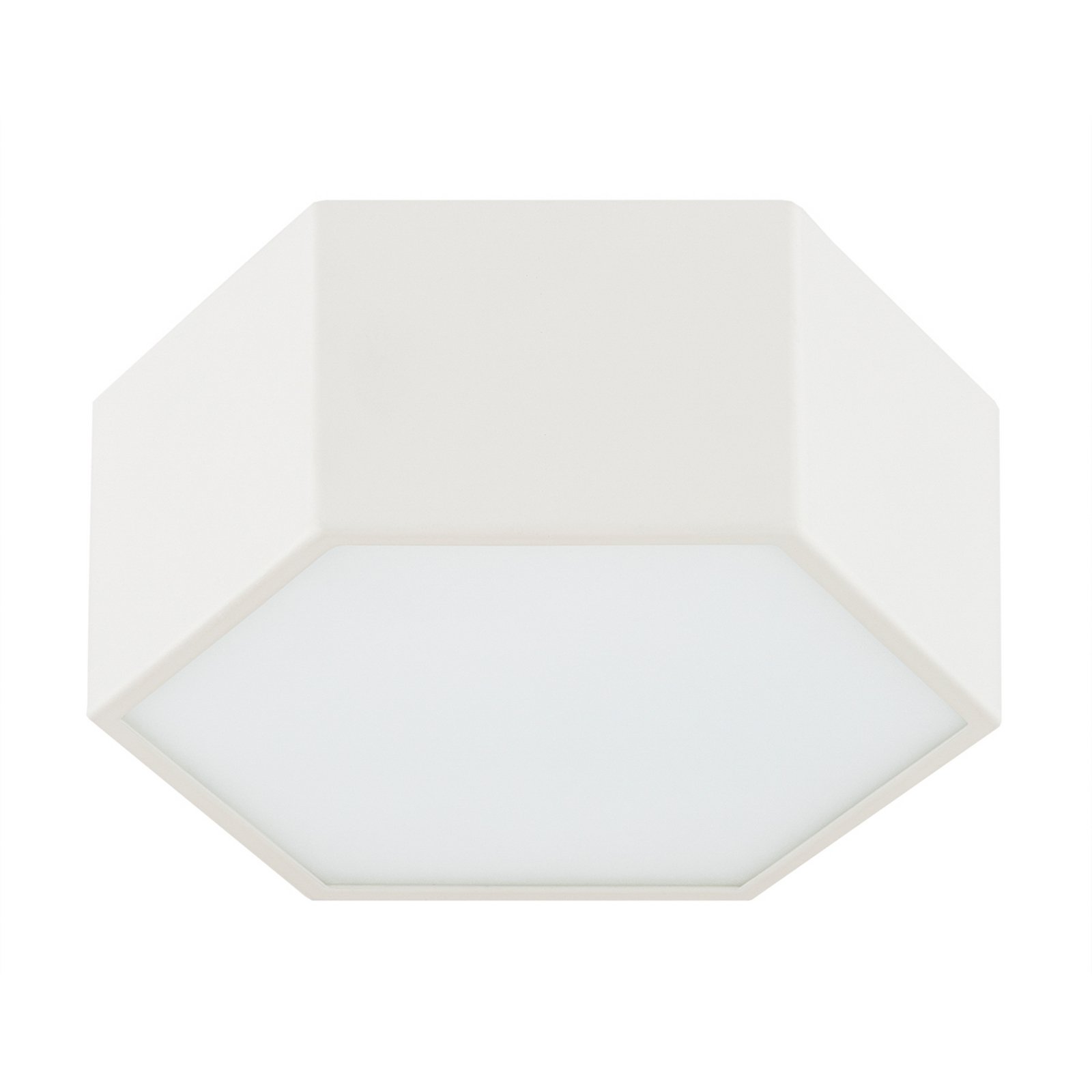 Libre LED ceiling light, cream white, steel, 3,000 K