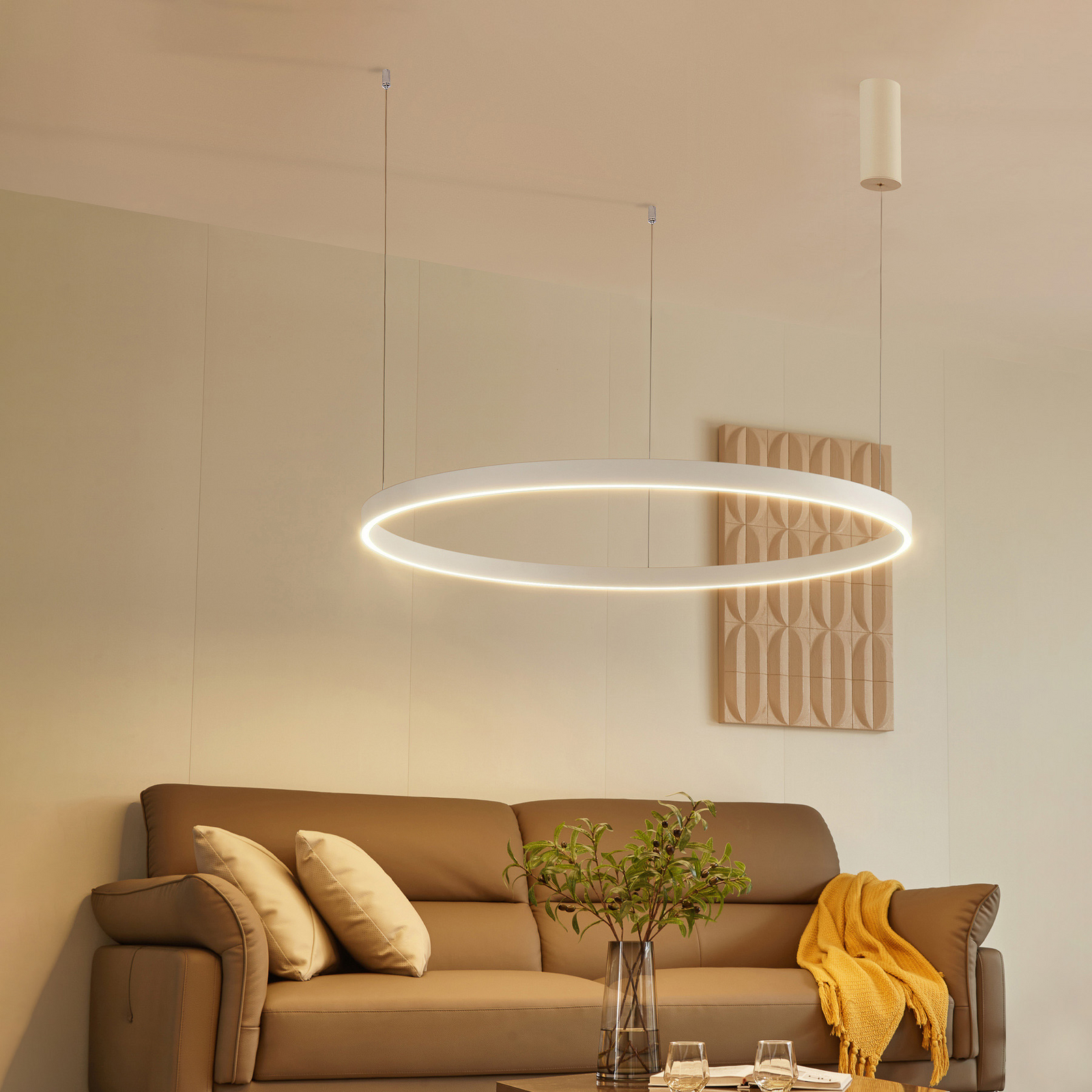 Arcchio Answin lámpara colgante LED 88 W blanco