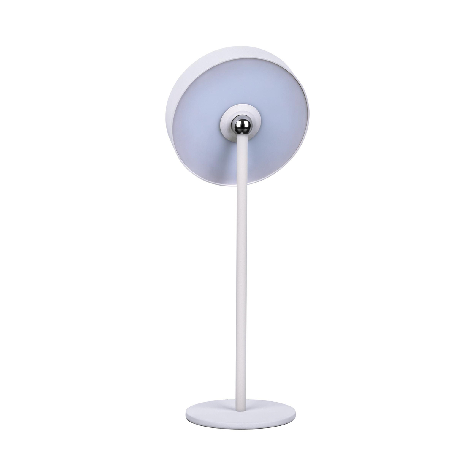 LED stolová lampa Ella na batérie magnetická biela
