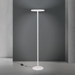Candeeiro de pé LED KANT, branco, altura 185 cm, CCT, regulável, up/down