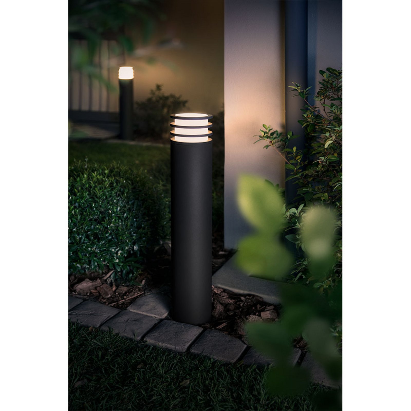 Lucca Lampadare Exterior High Hue White Antracit - Philips Hue