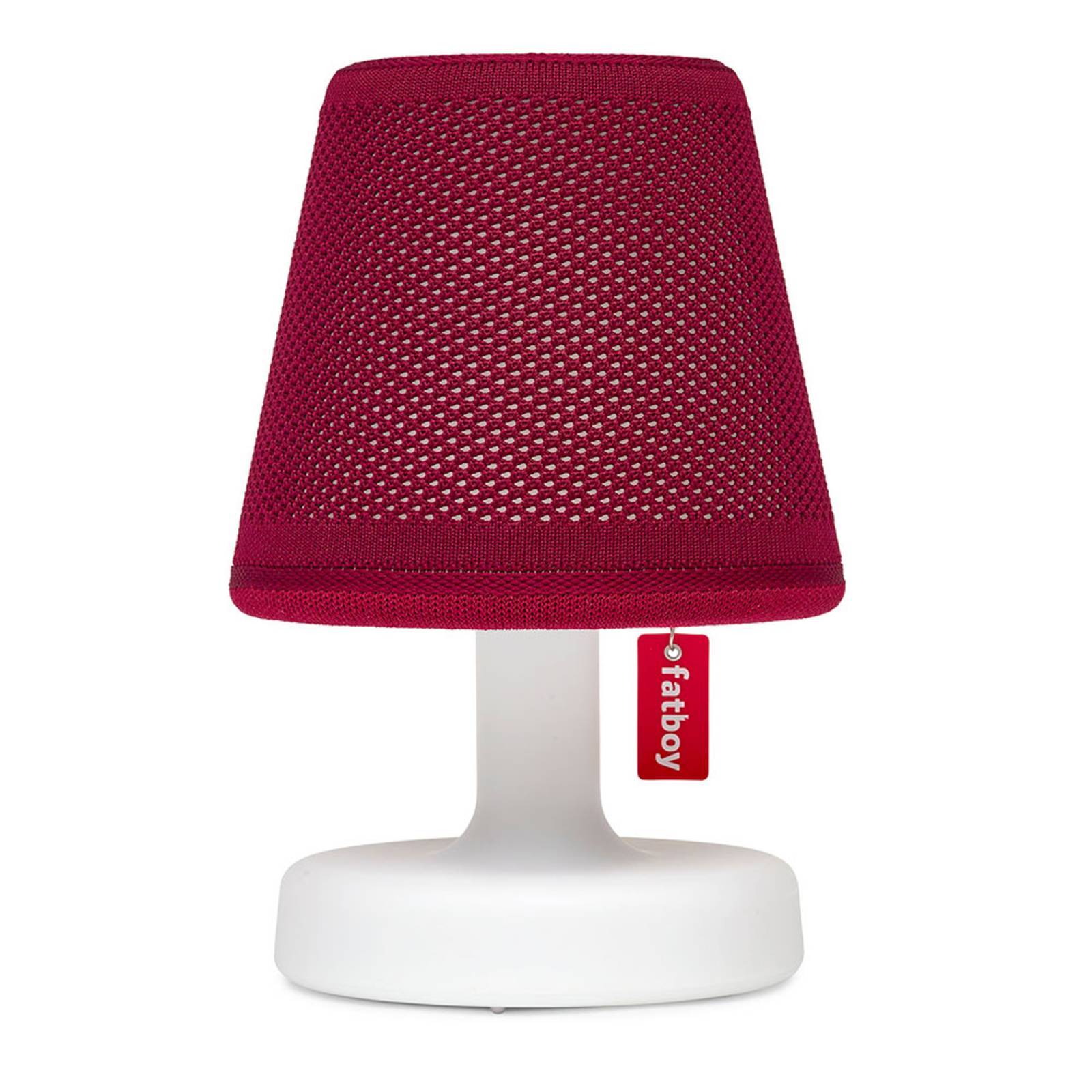 Fatboy Edison the Petit Hoodie shade, ruby wine, for Living / Dining Room, polyester textile, H: 15 cm