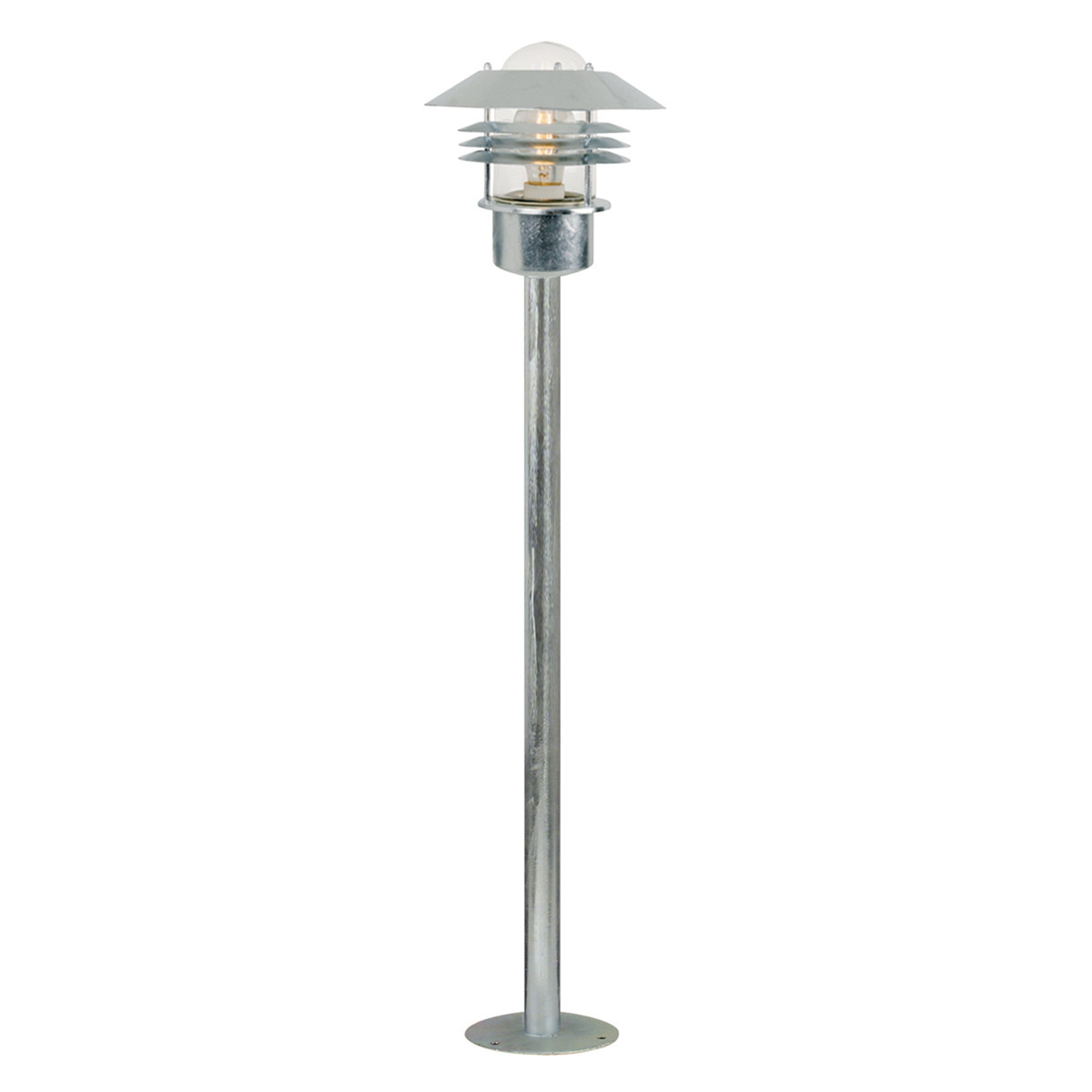 Pathway lamp Vejers, hot-dipped steel
