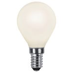 Golf ball LED bulb E14 2,700 K opal Ra 90 3 W