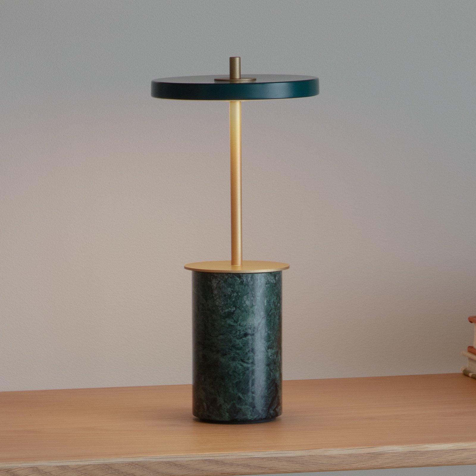 Asteria Move Prijenosni Stolna Lampa Mini Green Marble - UMAGE