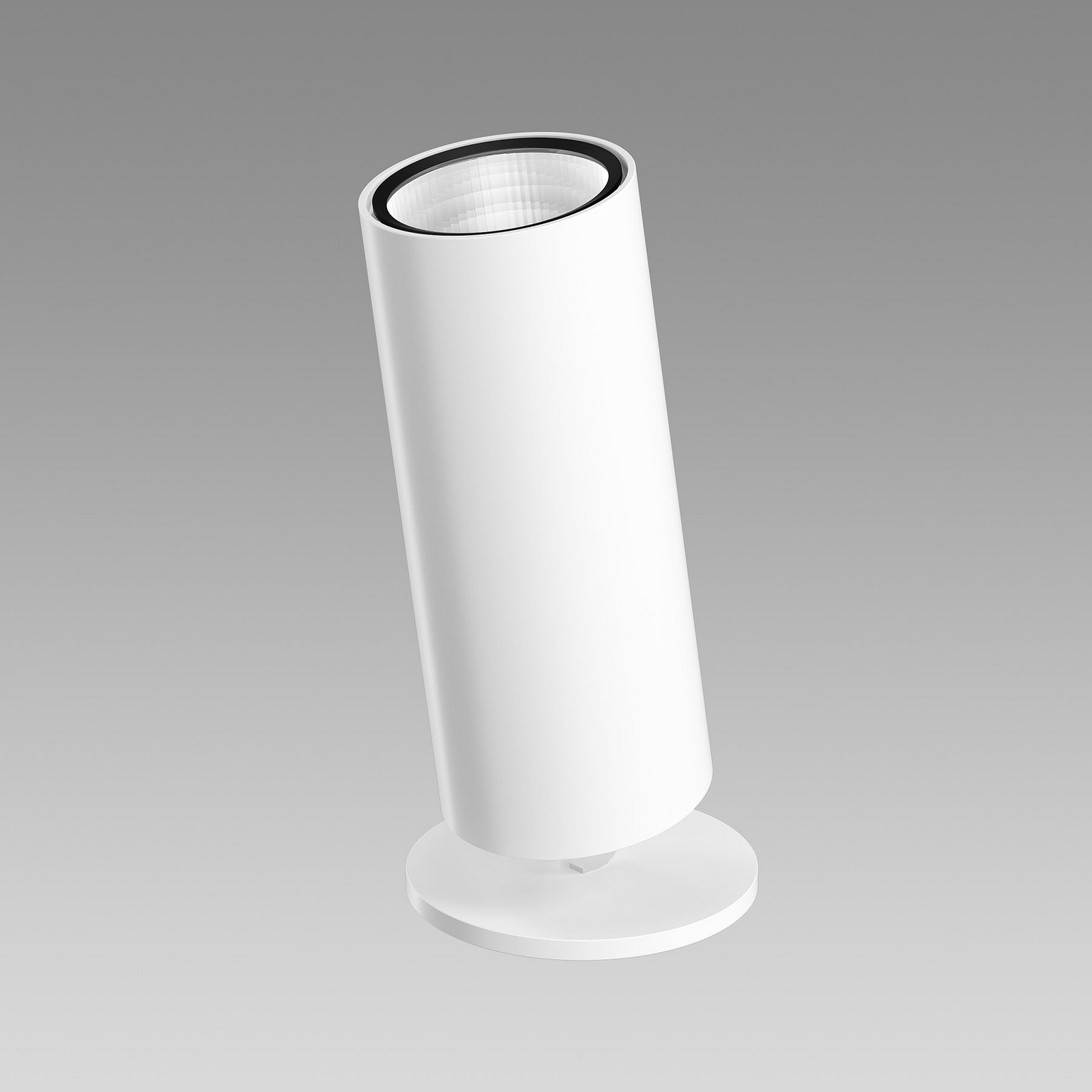 Regent Lighting Regent Stream Table bred digital 120W 380 hvit - dimbar - skrivebordslampe - moderne kontorbelysning - lampe Arbeidsrom / kontor - aluminium