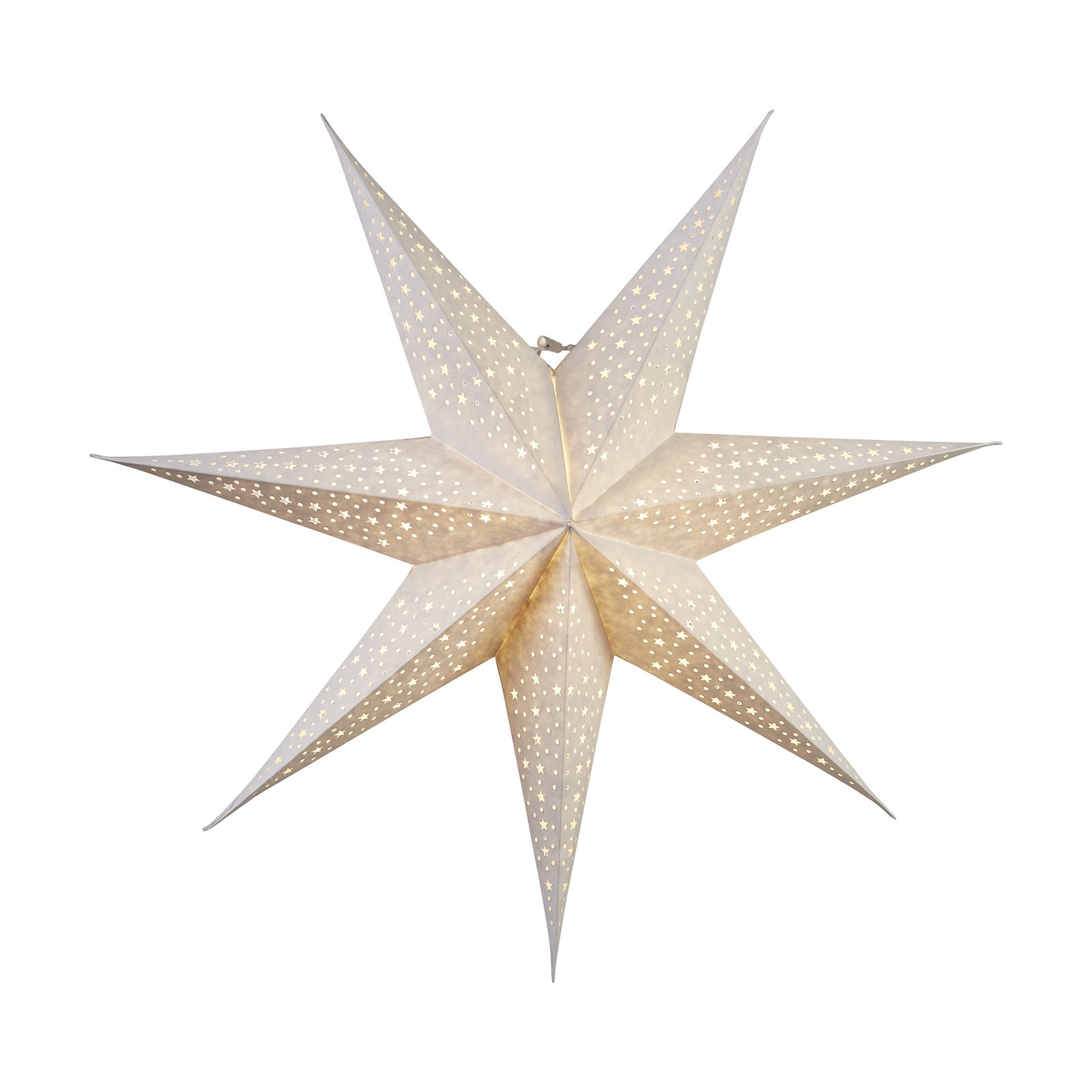 Étoile en papier Blinka sans éclairage Ø 60 cm, blanc