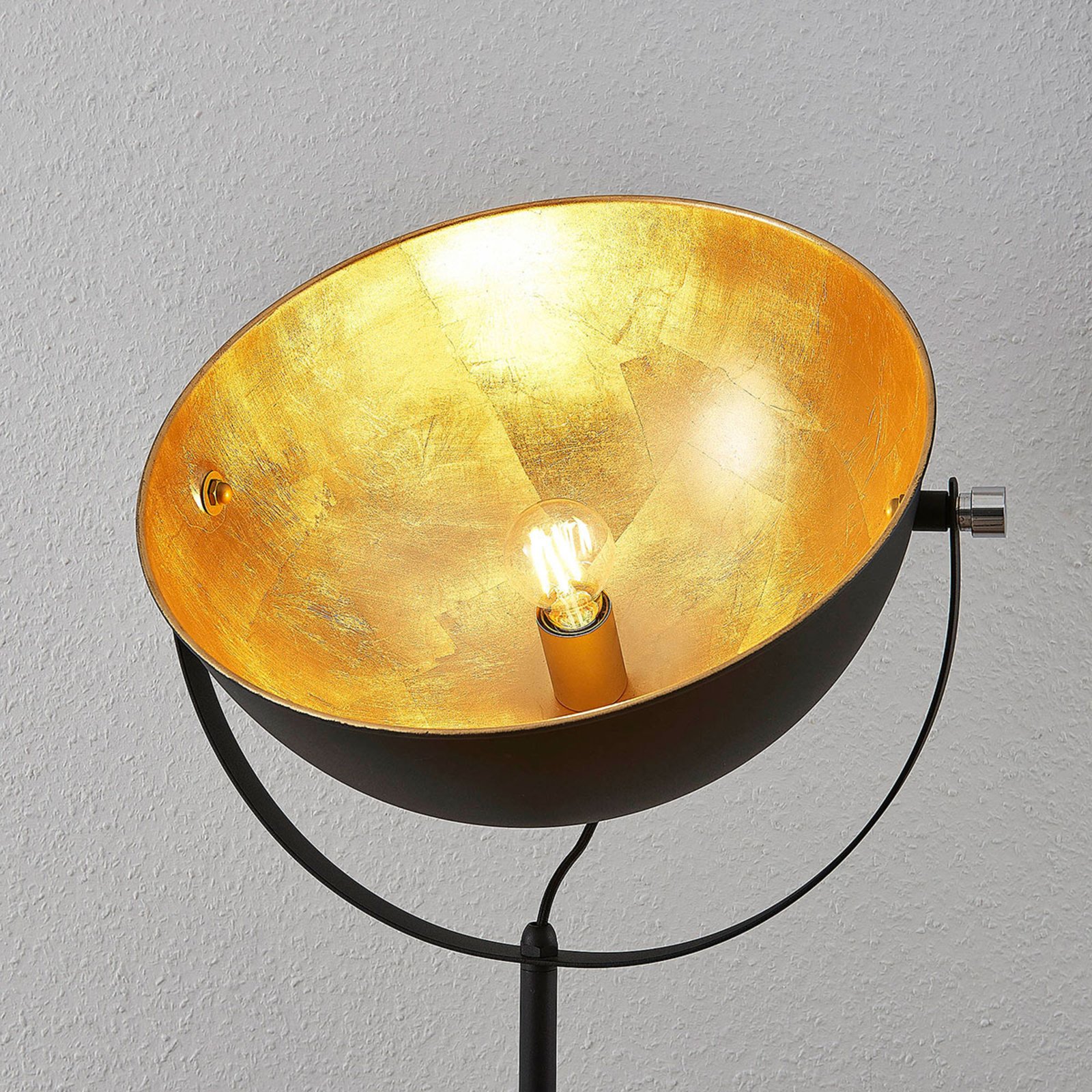 Muriel 1 Állólámpa Black/Gold - Lindby