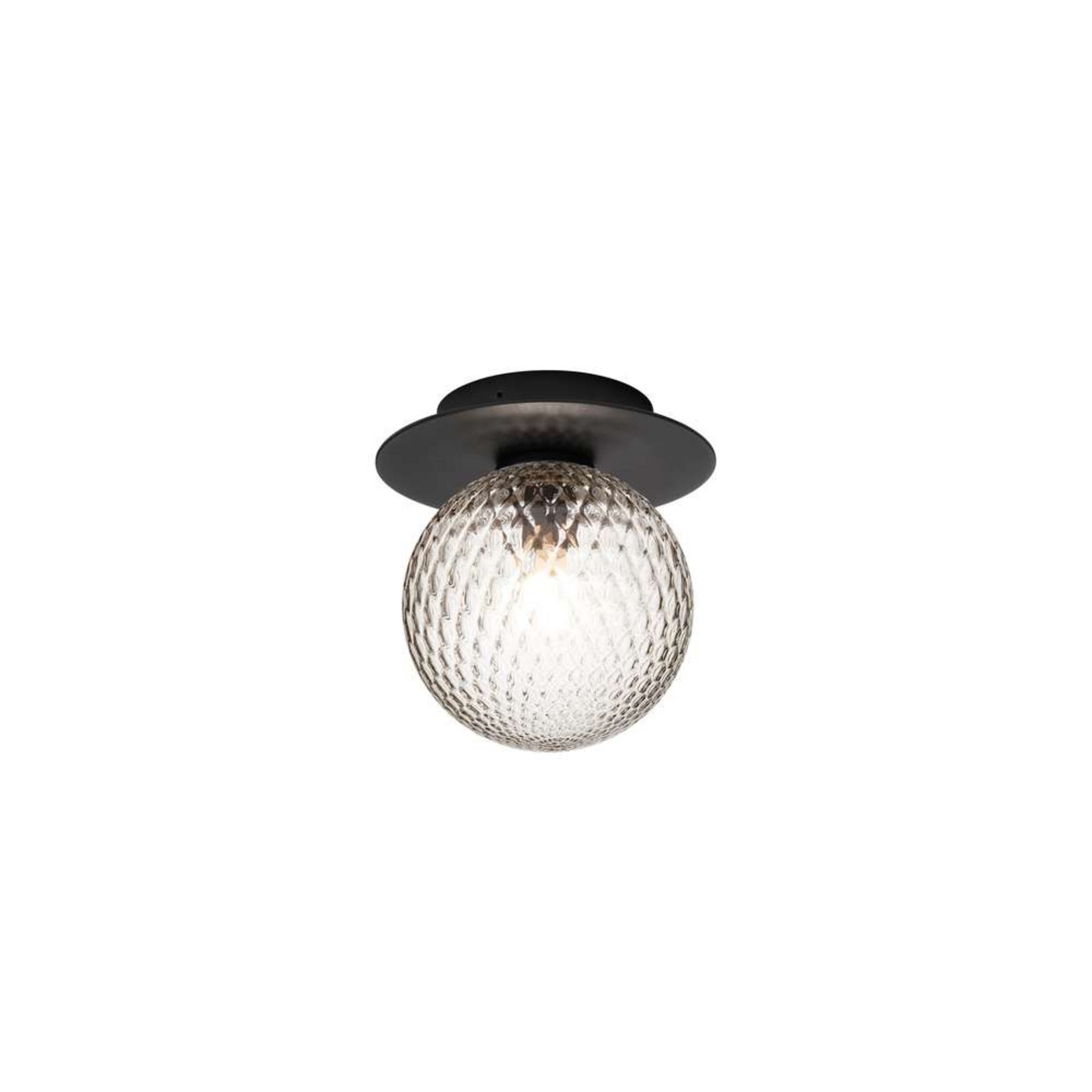 Liila 1 Aplica de Exterior Black/Optic Clear - Nuura